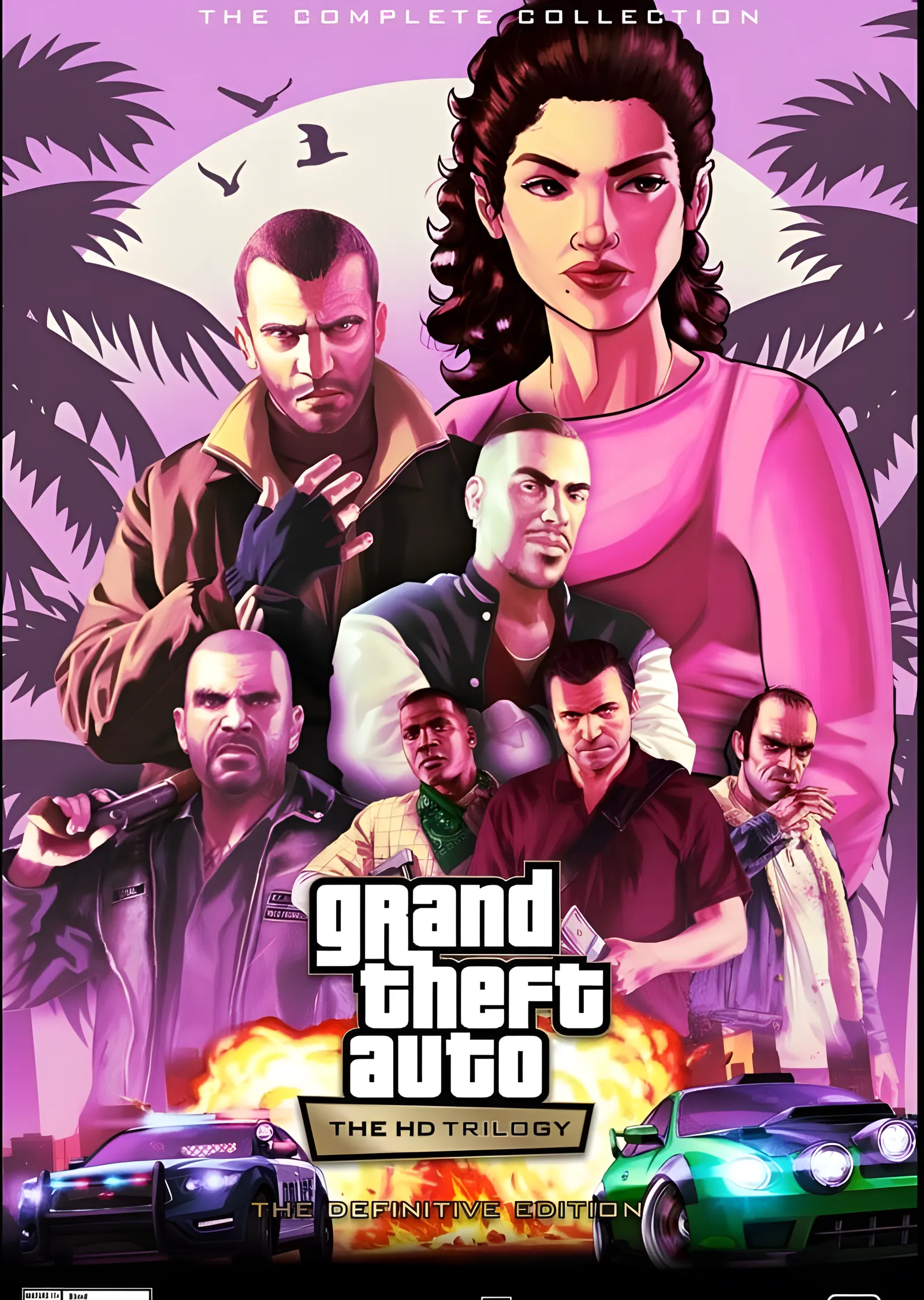 Grand Theft Auto - The HD Trilogy metal tablo