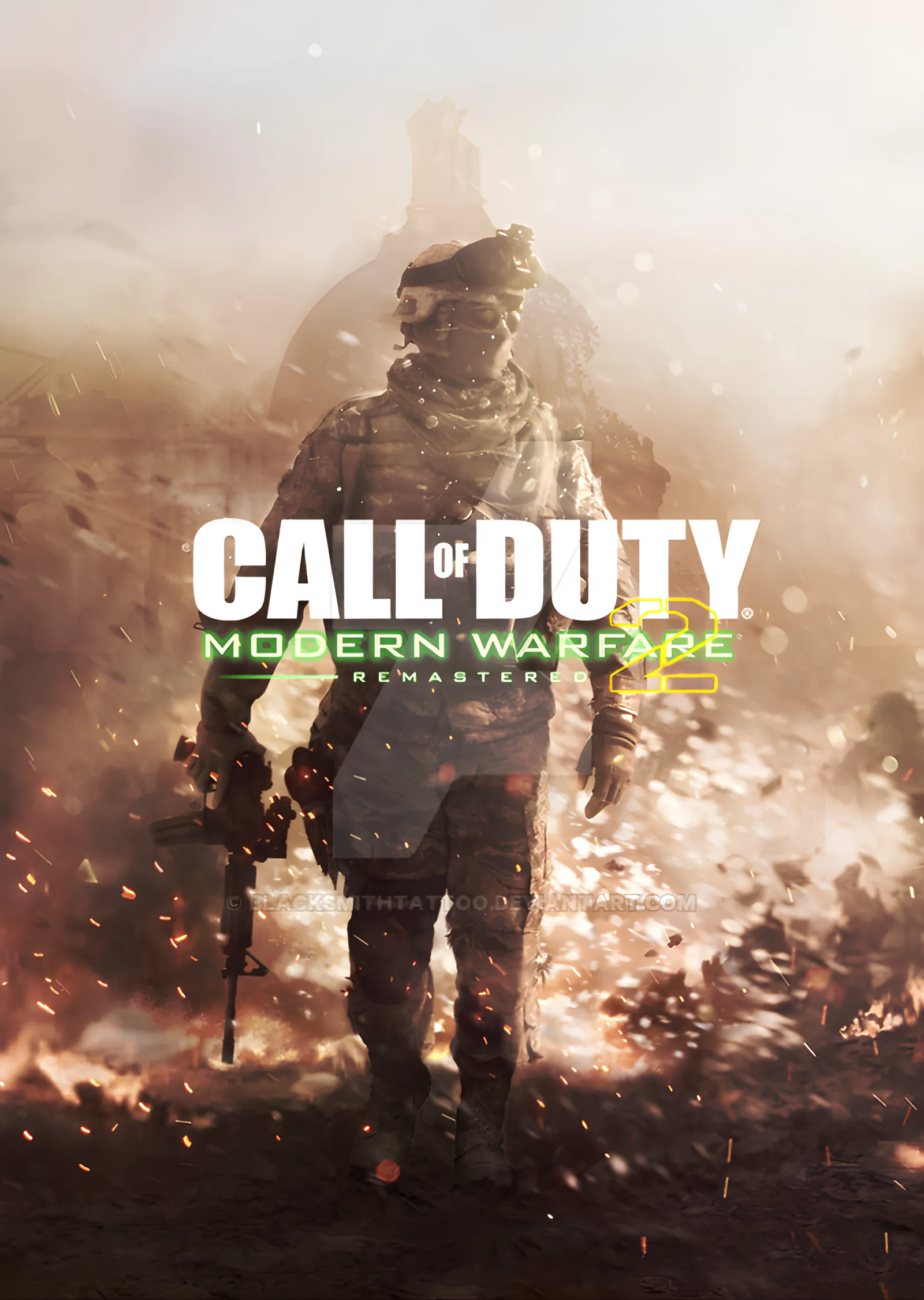 Call of Duty: Modern Warfare 2 metal tablo