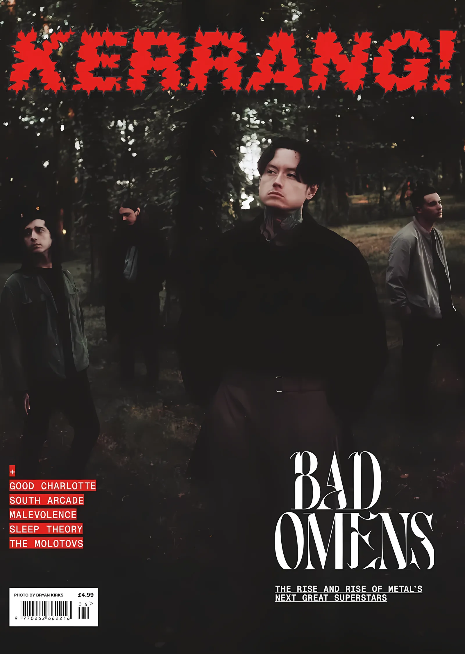 Kerrang! - Bad Omens Kapağı metal tablo