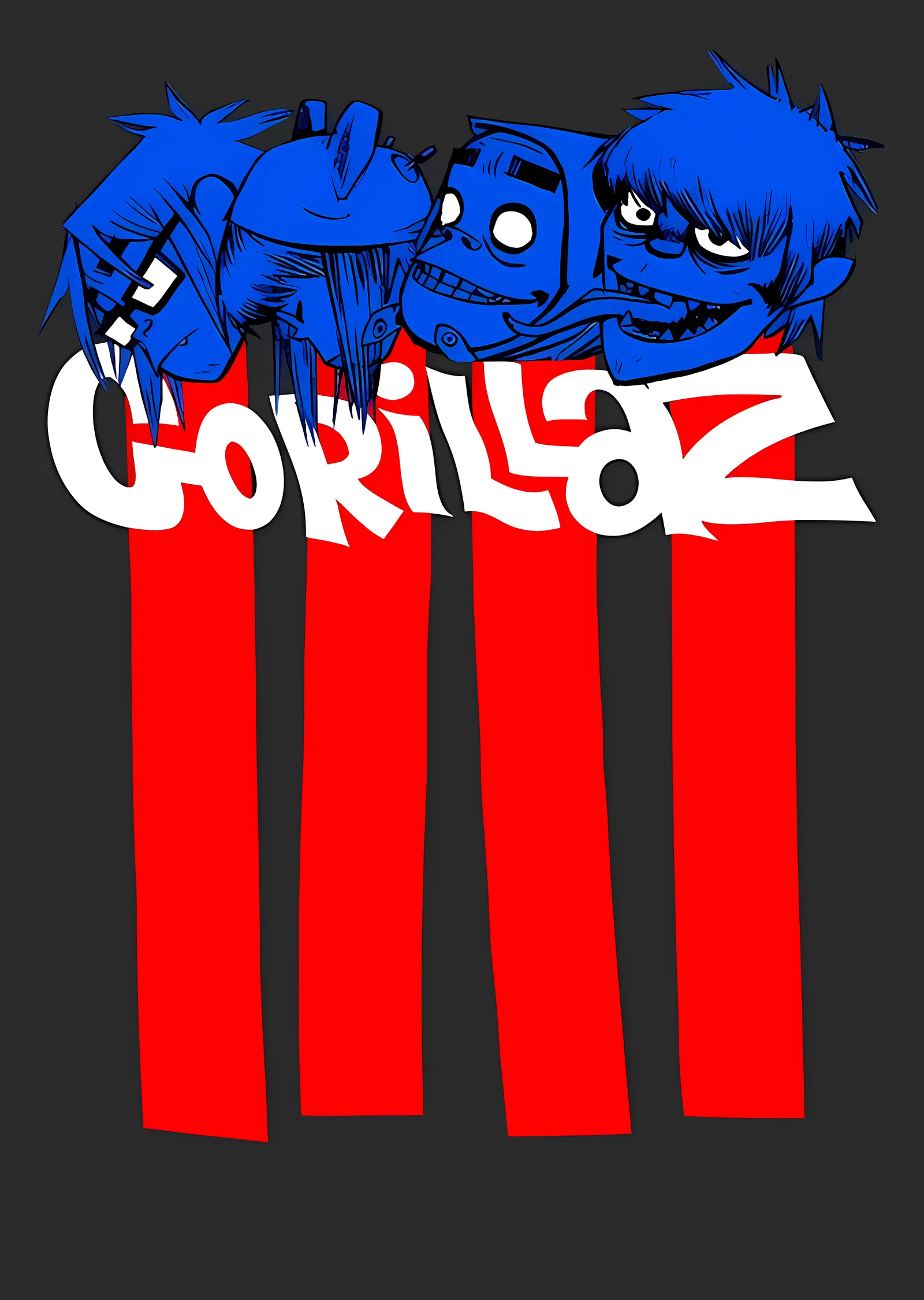 Gorillaz: Demon Dayz metal tablo