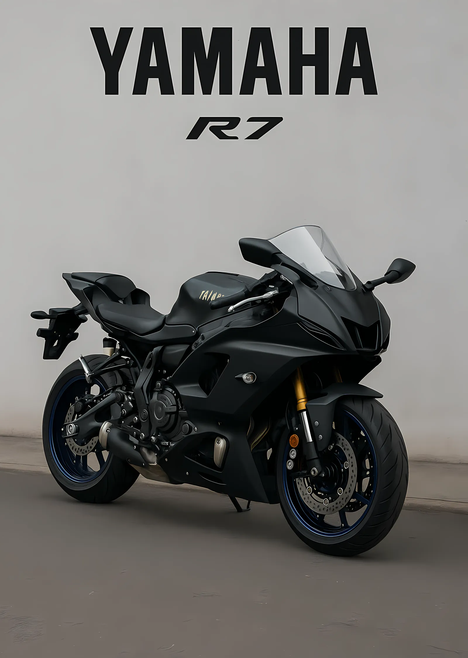 Yamaha R7 metal tablo