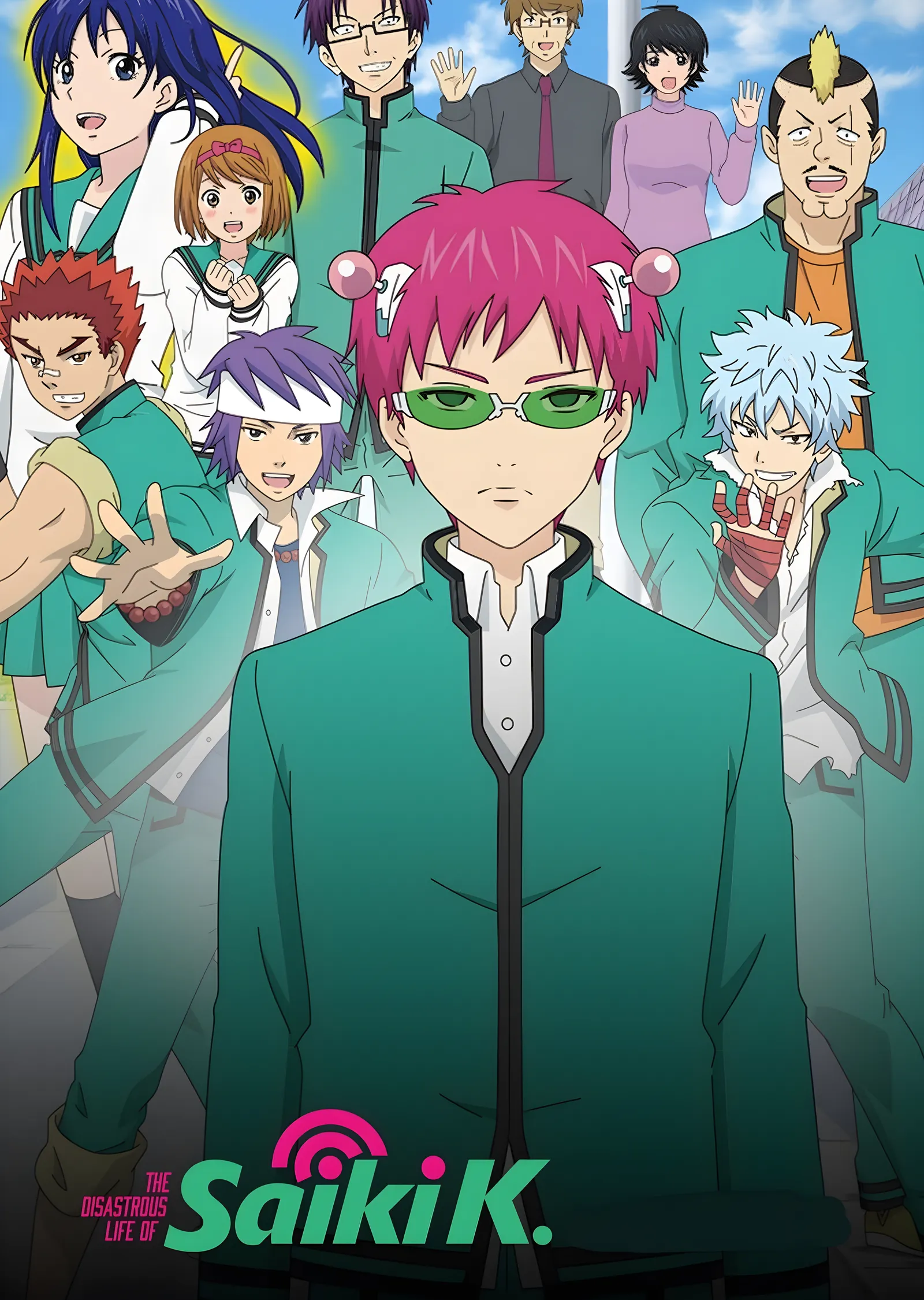 The Disastrous Life of Saiki K. - Kadro metal tablo