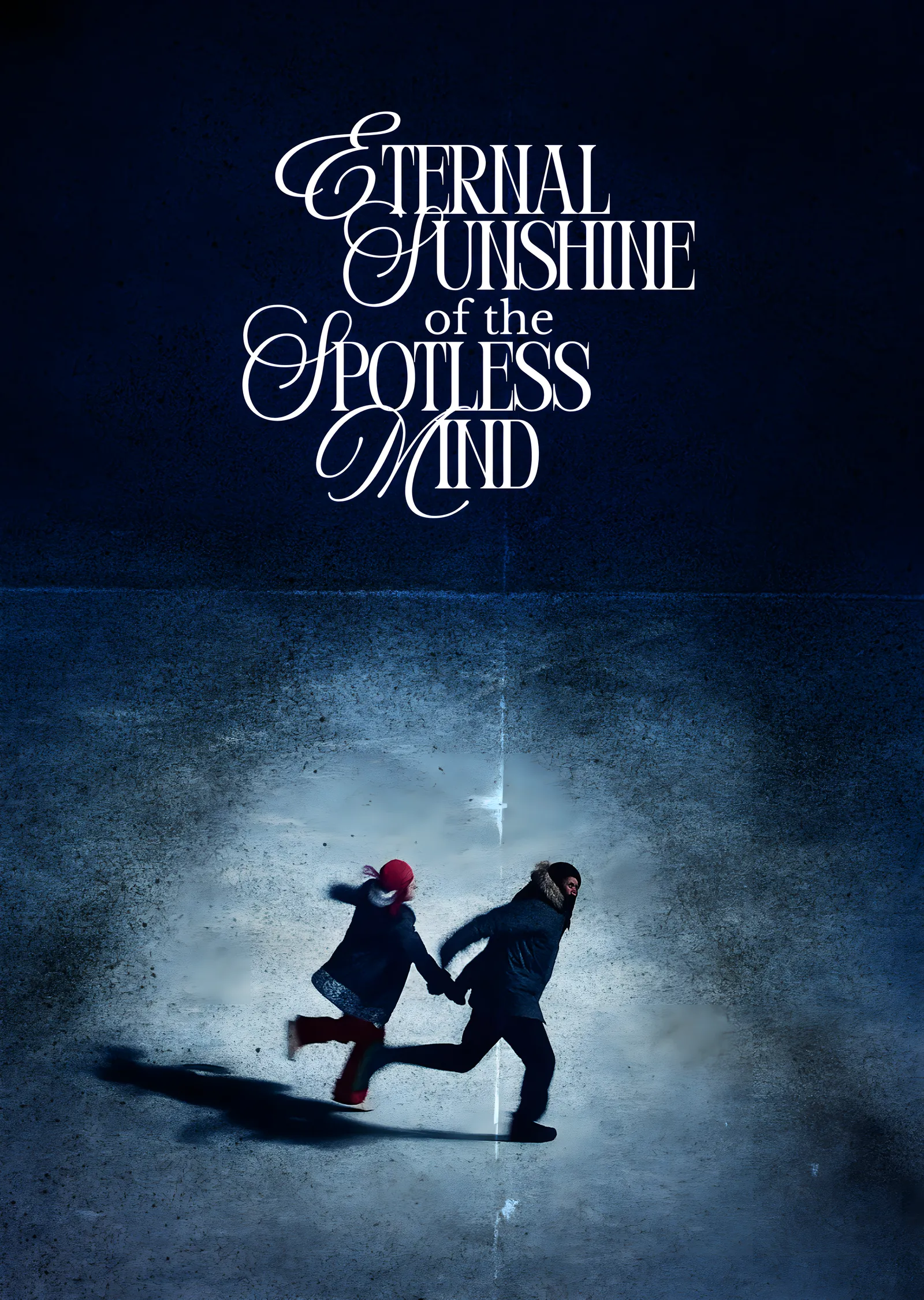 Eternal Sunshine of the Spotless Mind - Mavi Gri Çift - El metal tablo