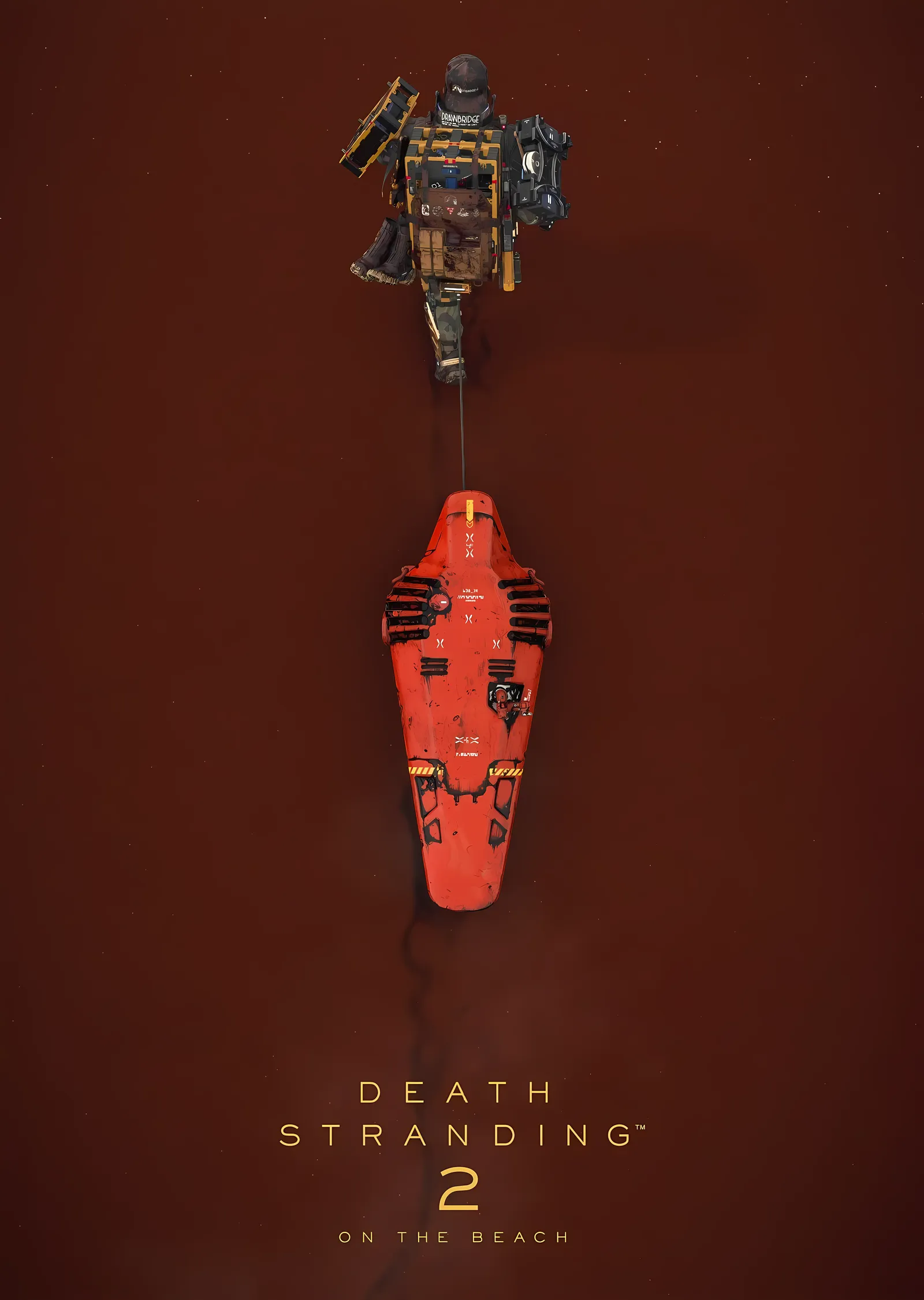 Death Stranding 2: Sahilde metal tablo