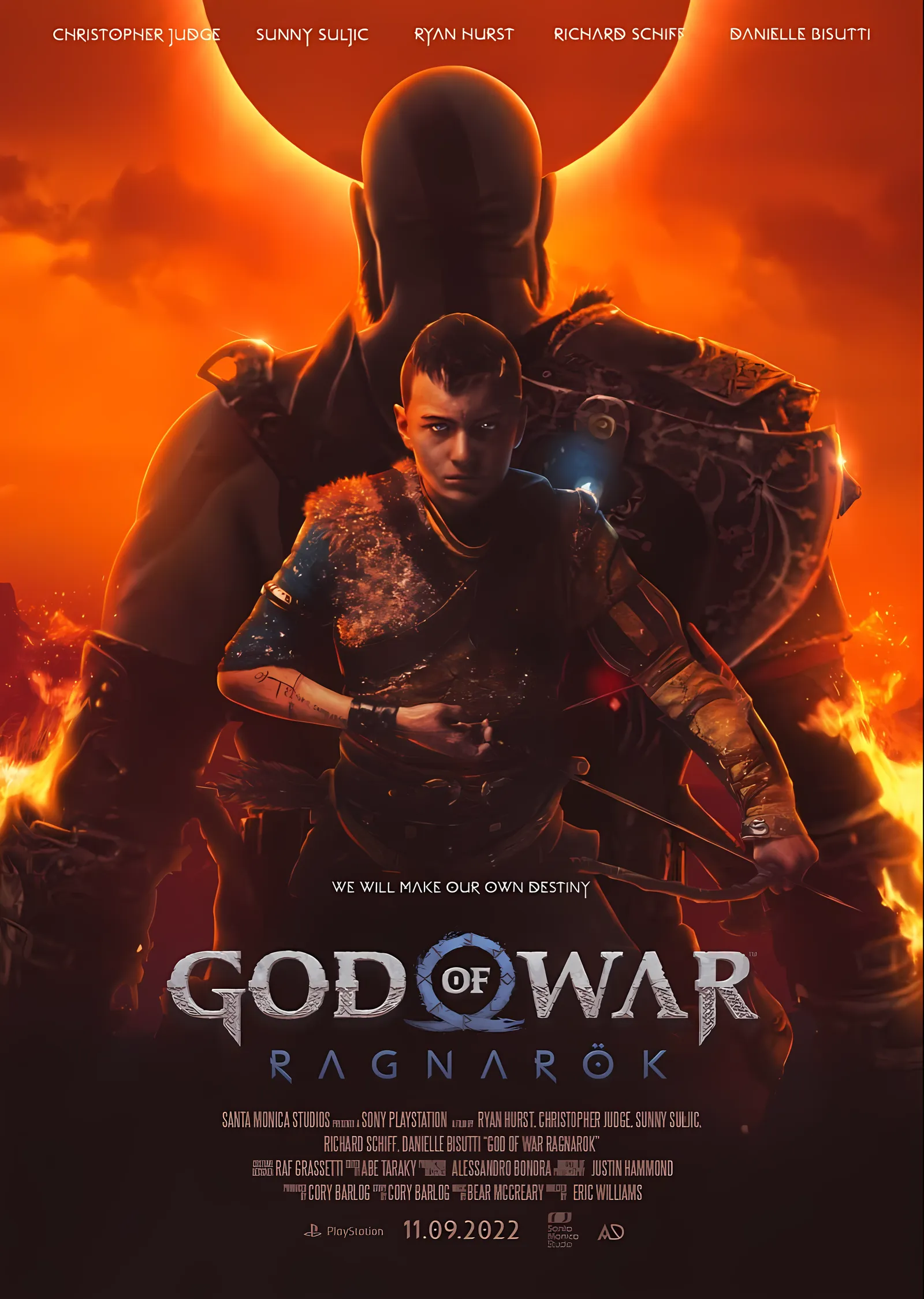 God of War Ragnarök: Tutulma metal tablo