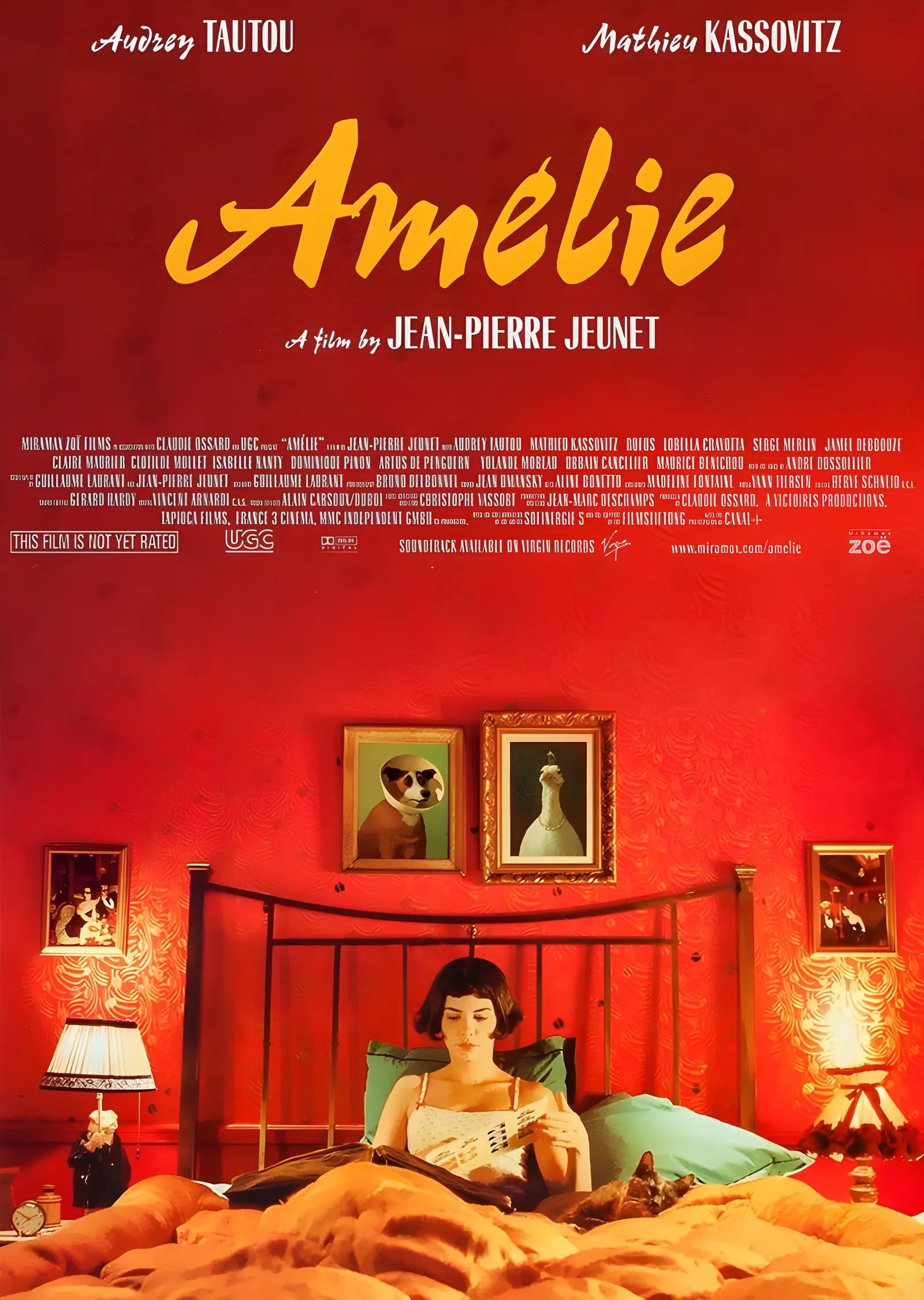 Amélie: Kırmızı Oda Afişi metal tablo