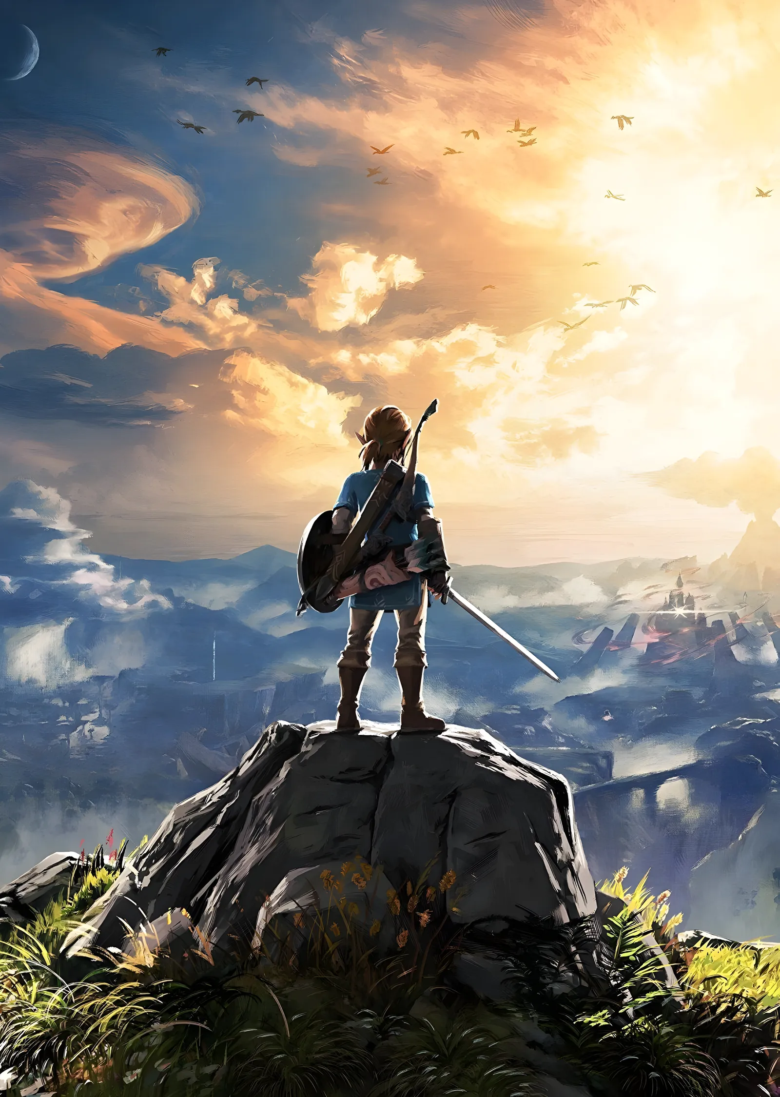 Zelda: Breath of the Wild Manzara metal tablo