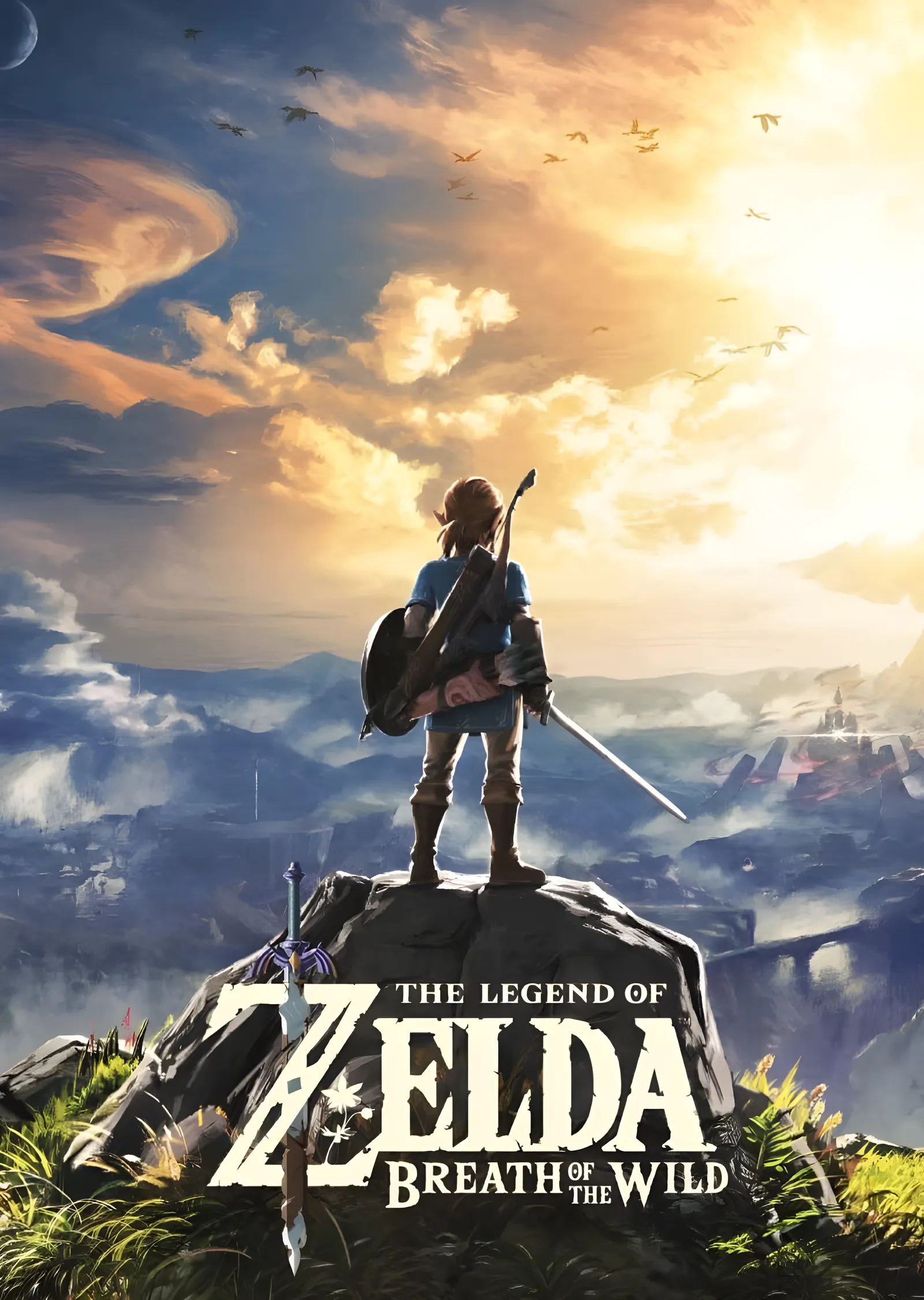 The Legend of Zelda: Breath of the Wild - Link Karakteri metal tablo