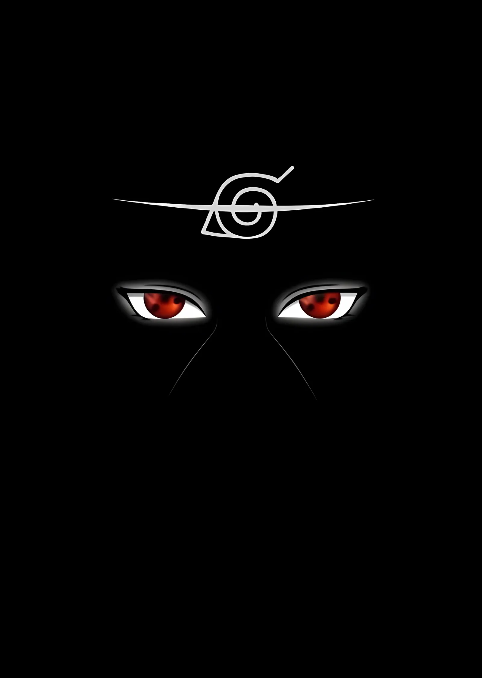 Itachi Uchiha · Sharingan metal tablo