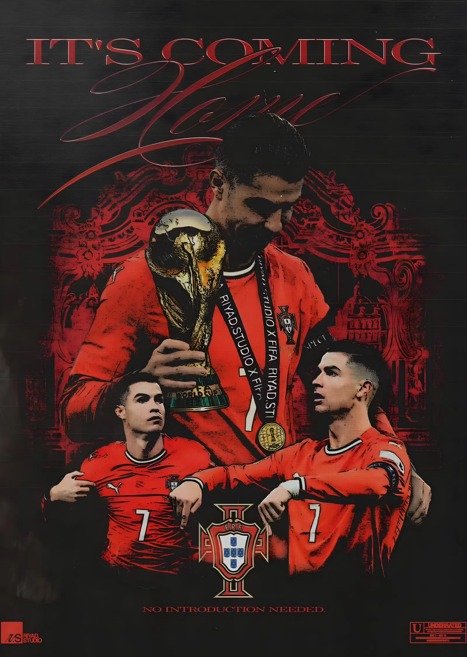 Cristiano Ronaldo: Kupayla Zafer metal tablo