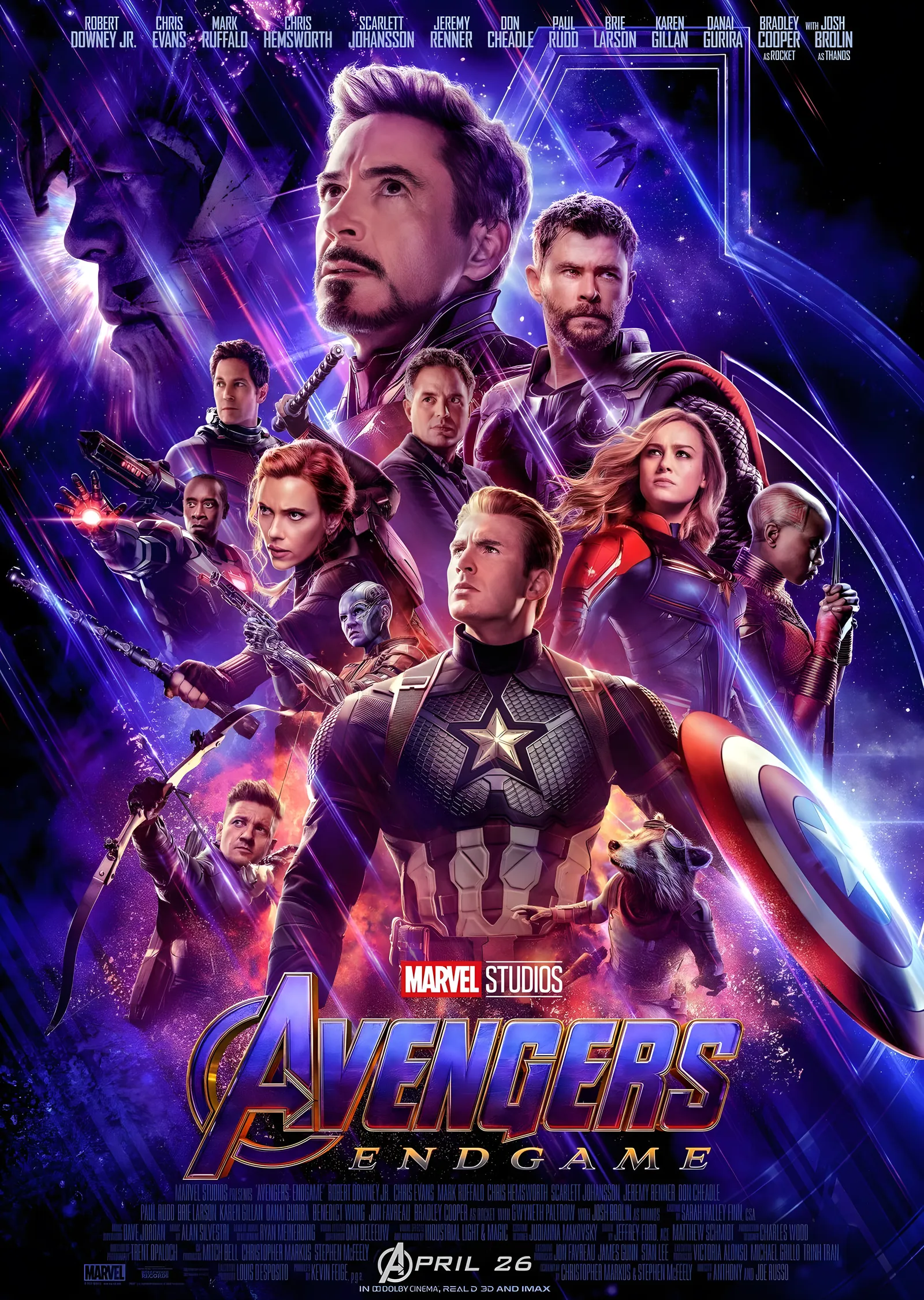 Avengers: Endgame metal tablo