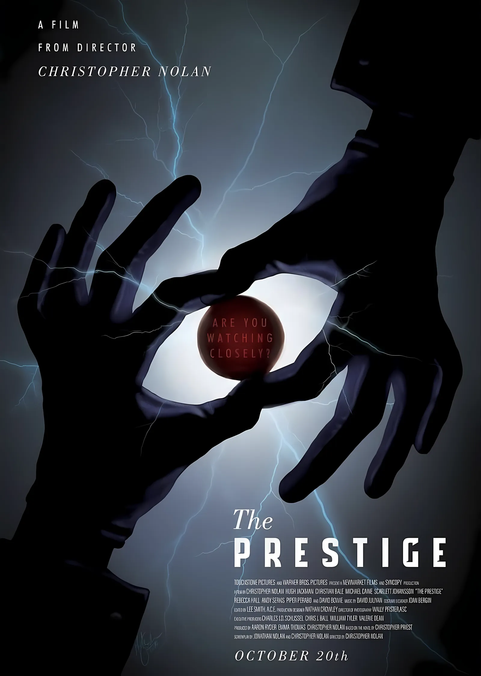 The Prestige: Ampul metal tablo