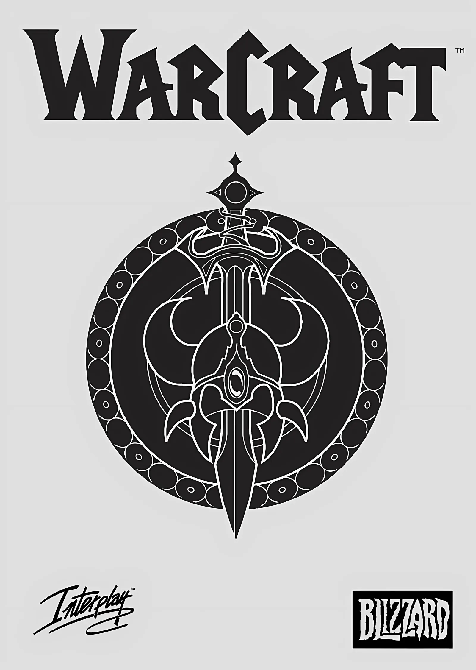 Warcraft - Kılıç Amblemi metal tablo