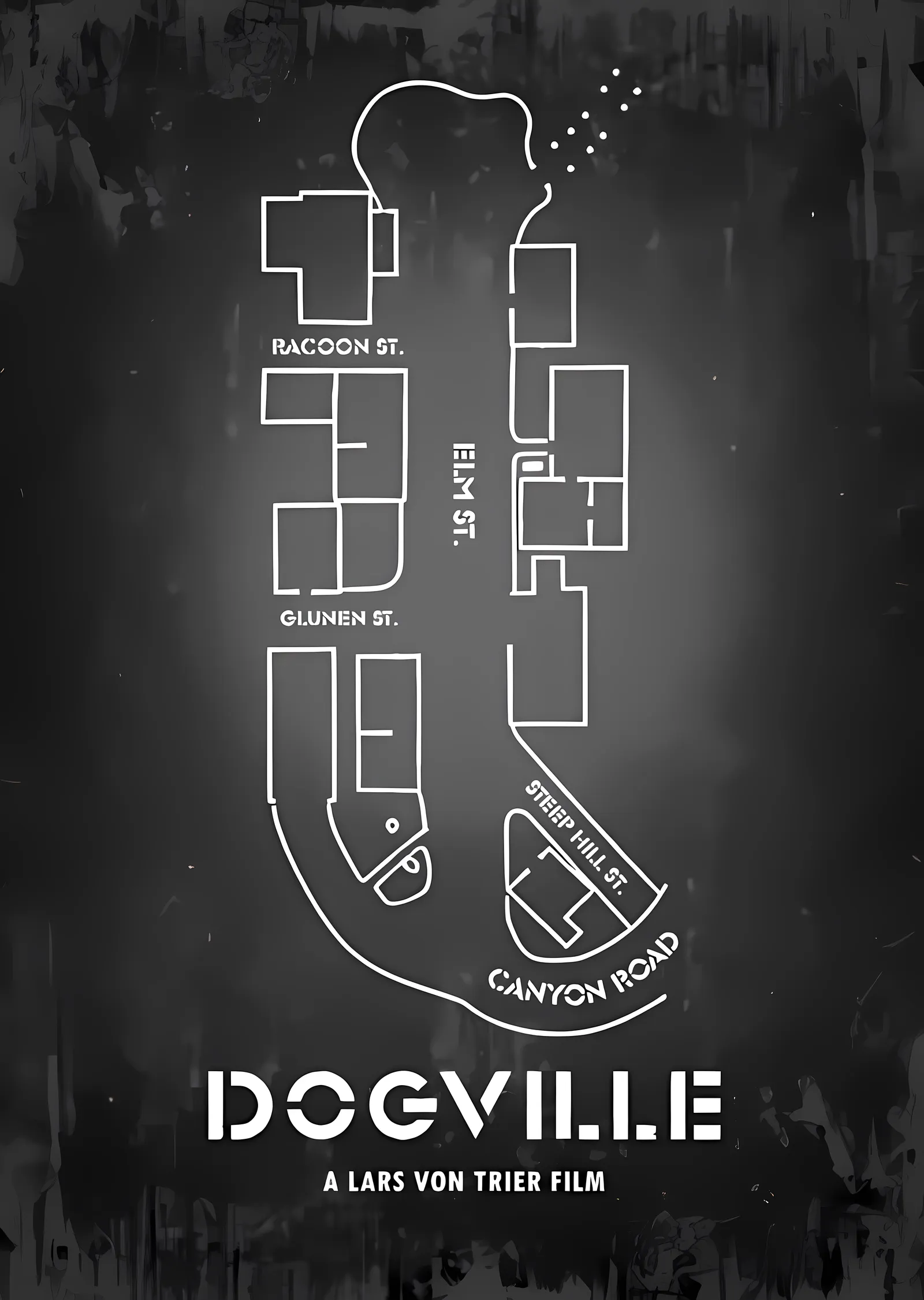 Dogville: Lars Von Trier metal tablo