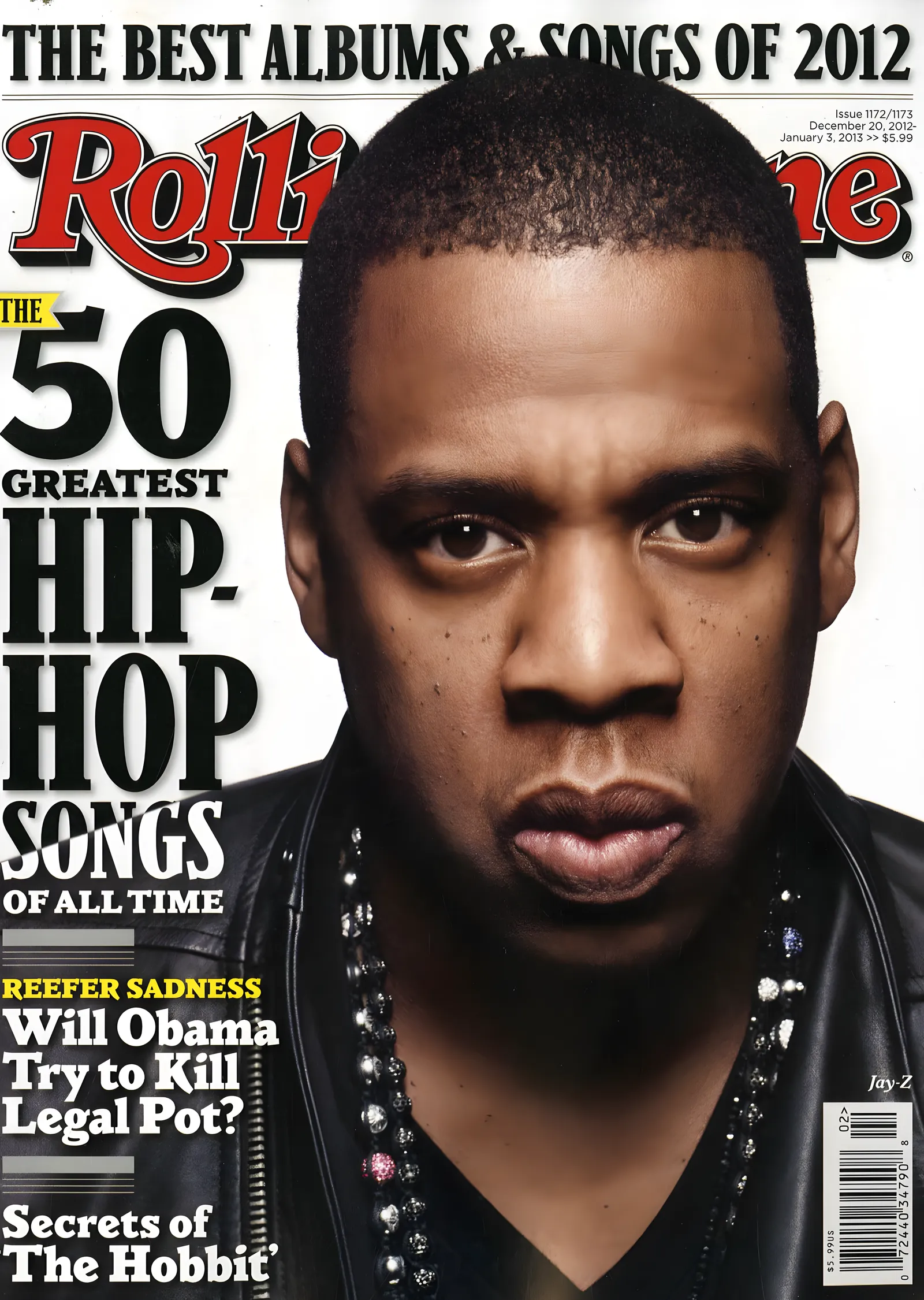 Rolling Stone: Jay-Z metal tablo