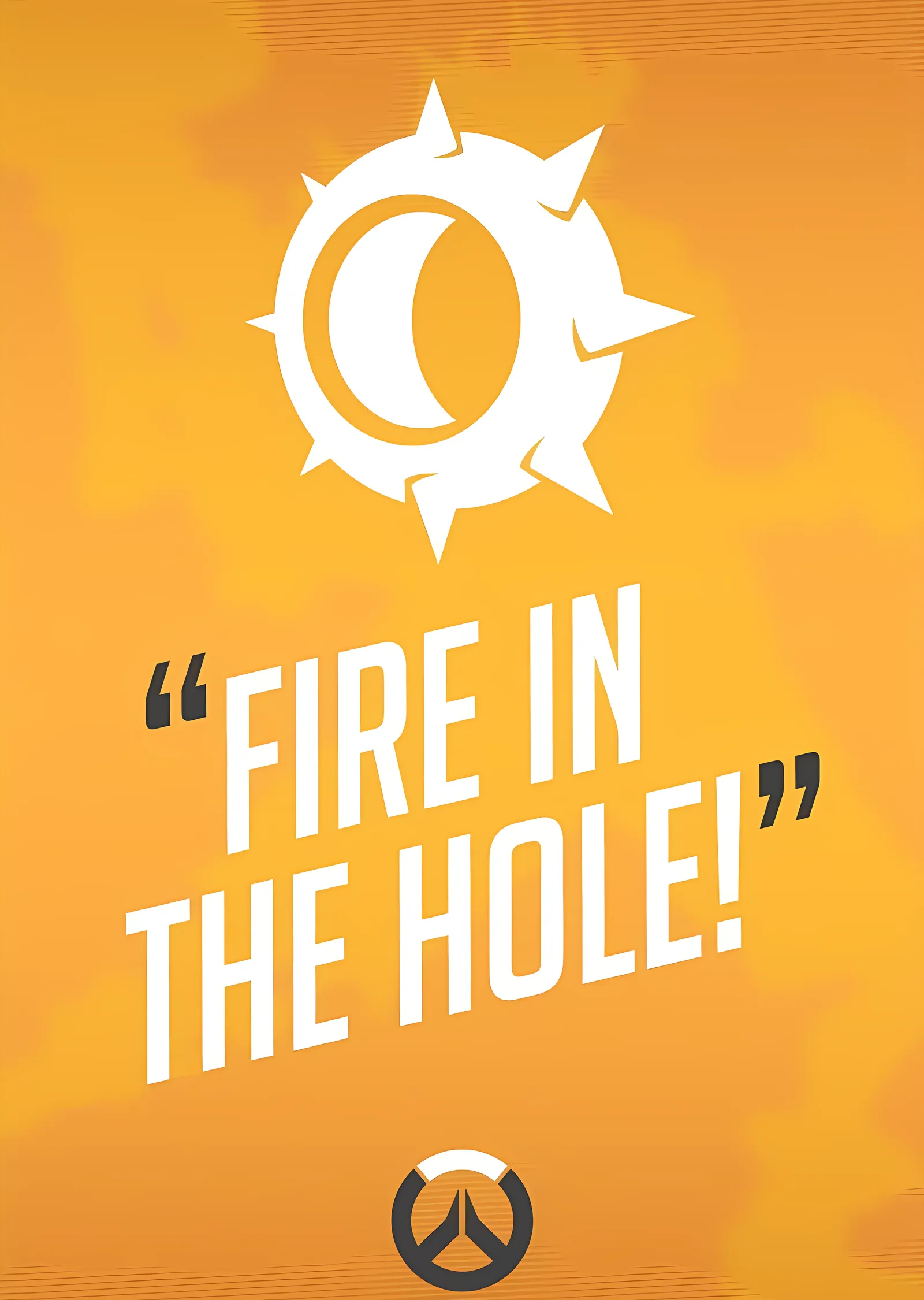 Junkrat - Fire in the Hole! metal tablo