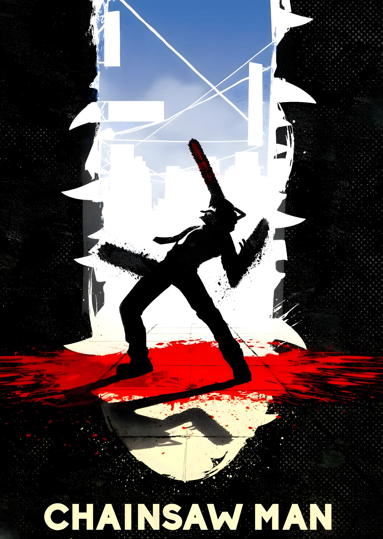 Chainsaw Man: Kanlı Gölge metal tablo
