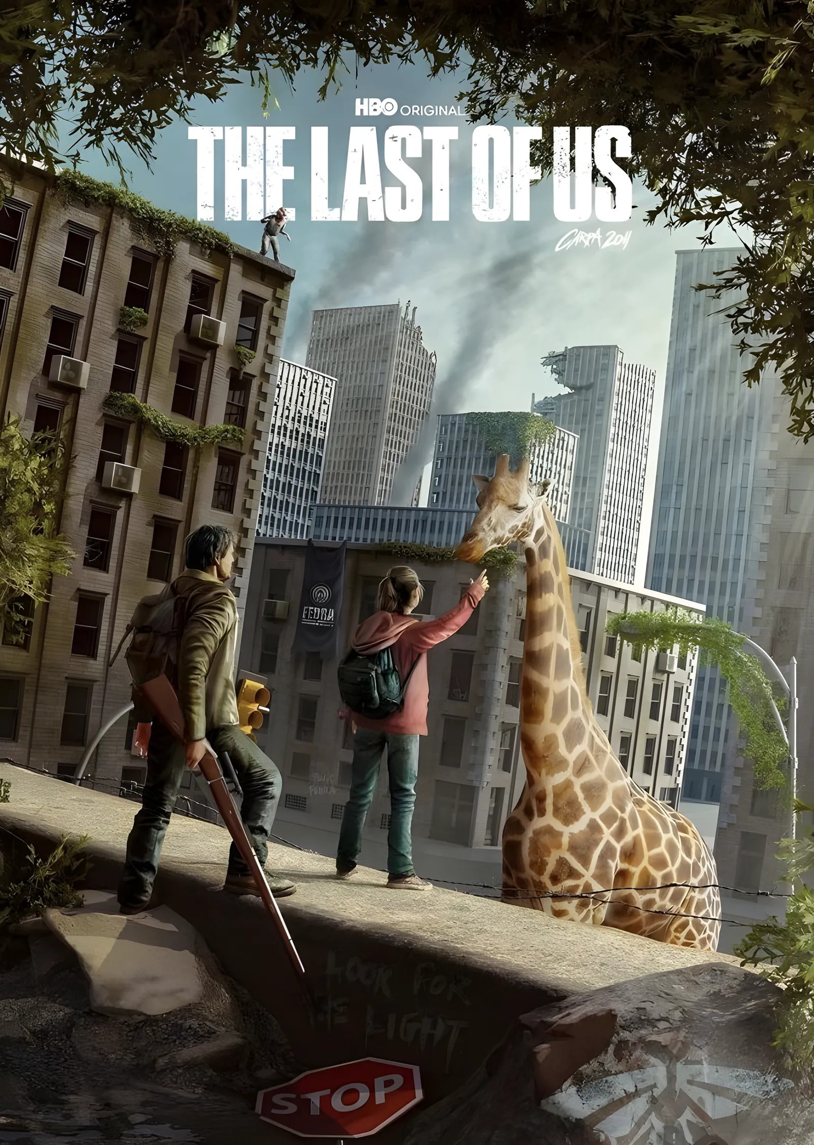 The Last of Us: Zürafa metal tablo