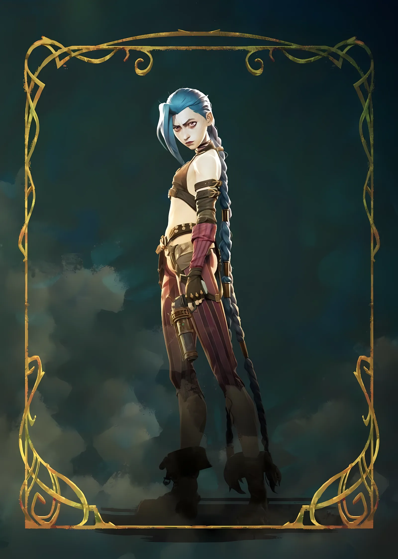 Arcane: Çerçeveli Karakter metal tablo