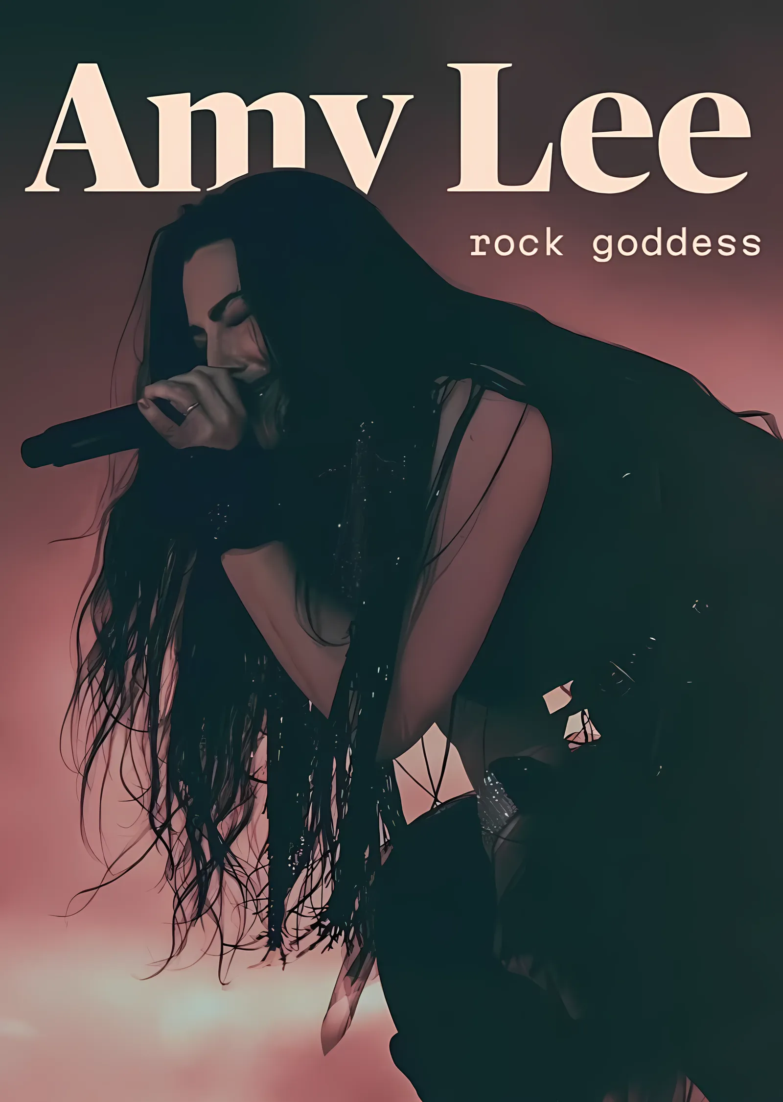 Amy Lee: Rock Goddess metal tablo
