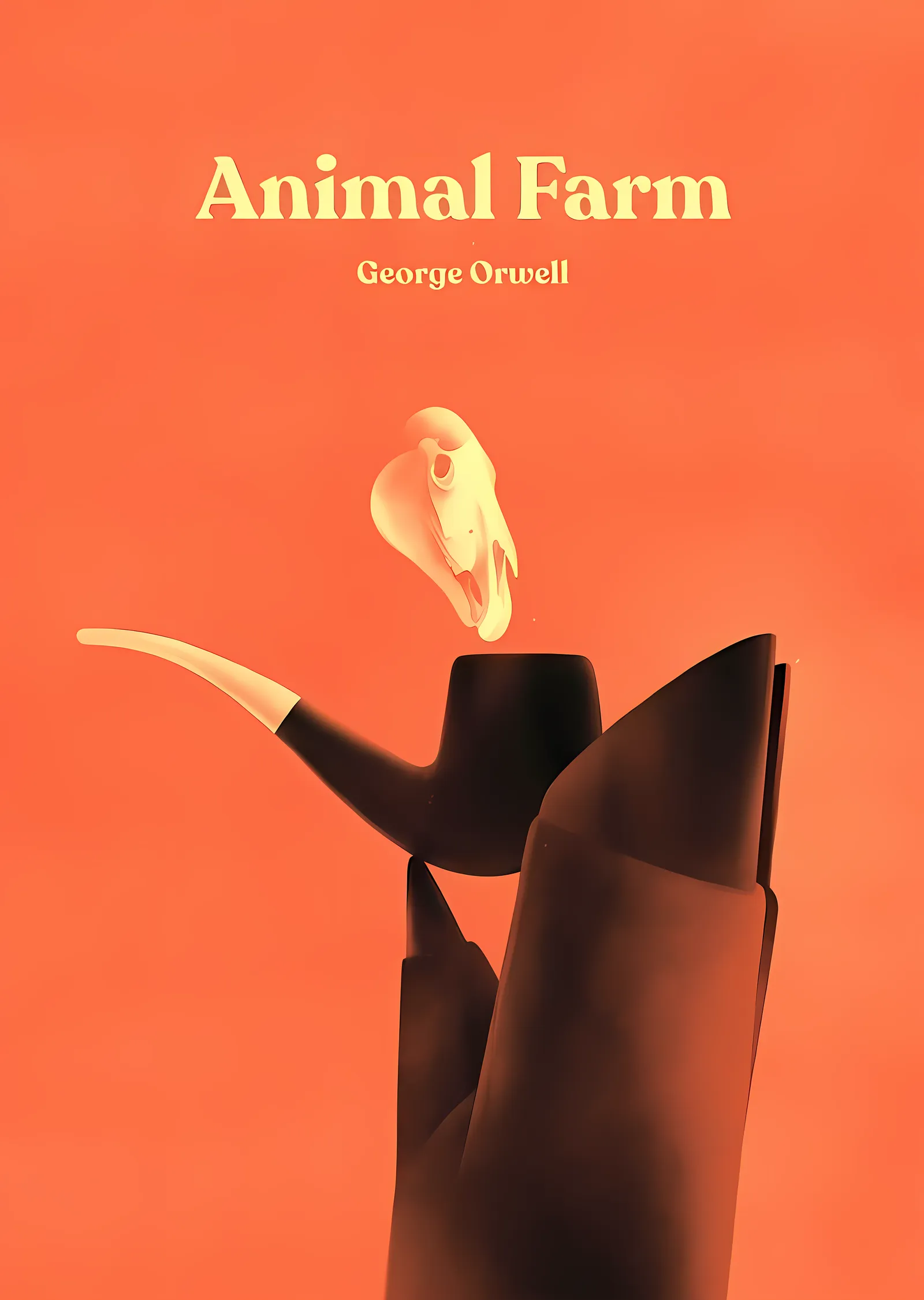 Animal Farm: Hayvan Çiftliği metal tablo
