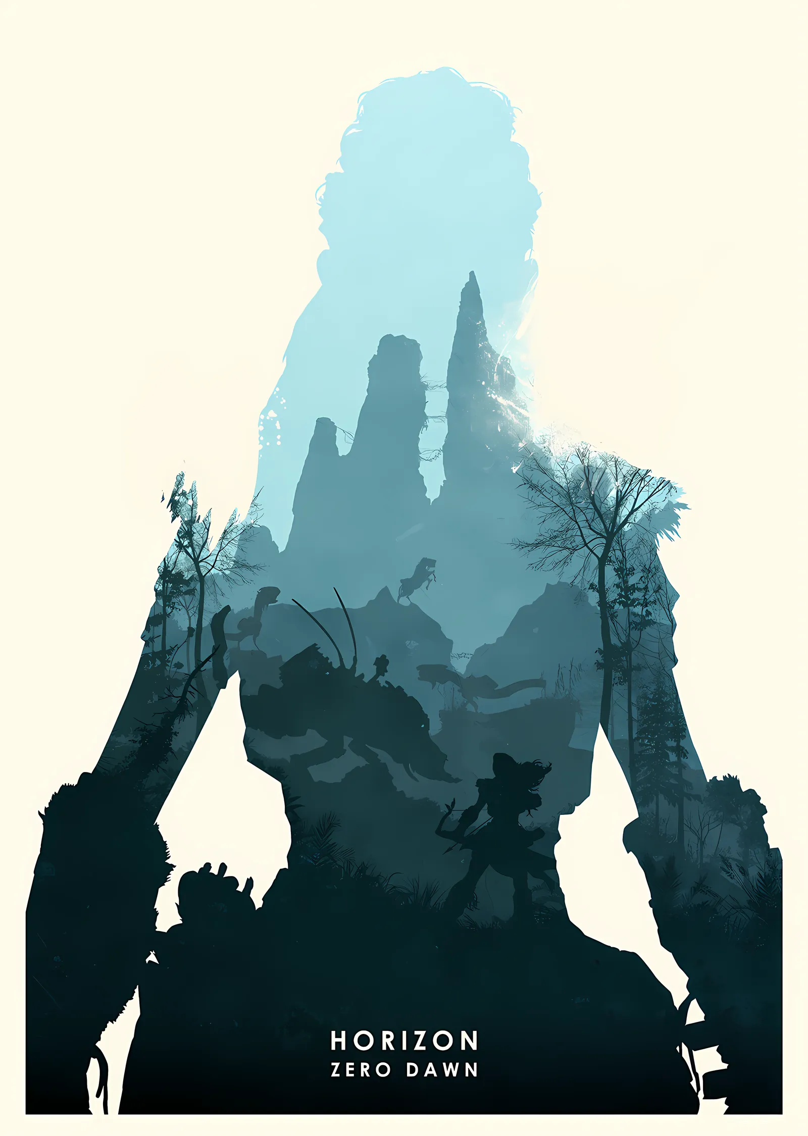 Horizon Zero Dawn: Aloy'un Yolculuğu metal tablo
