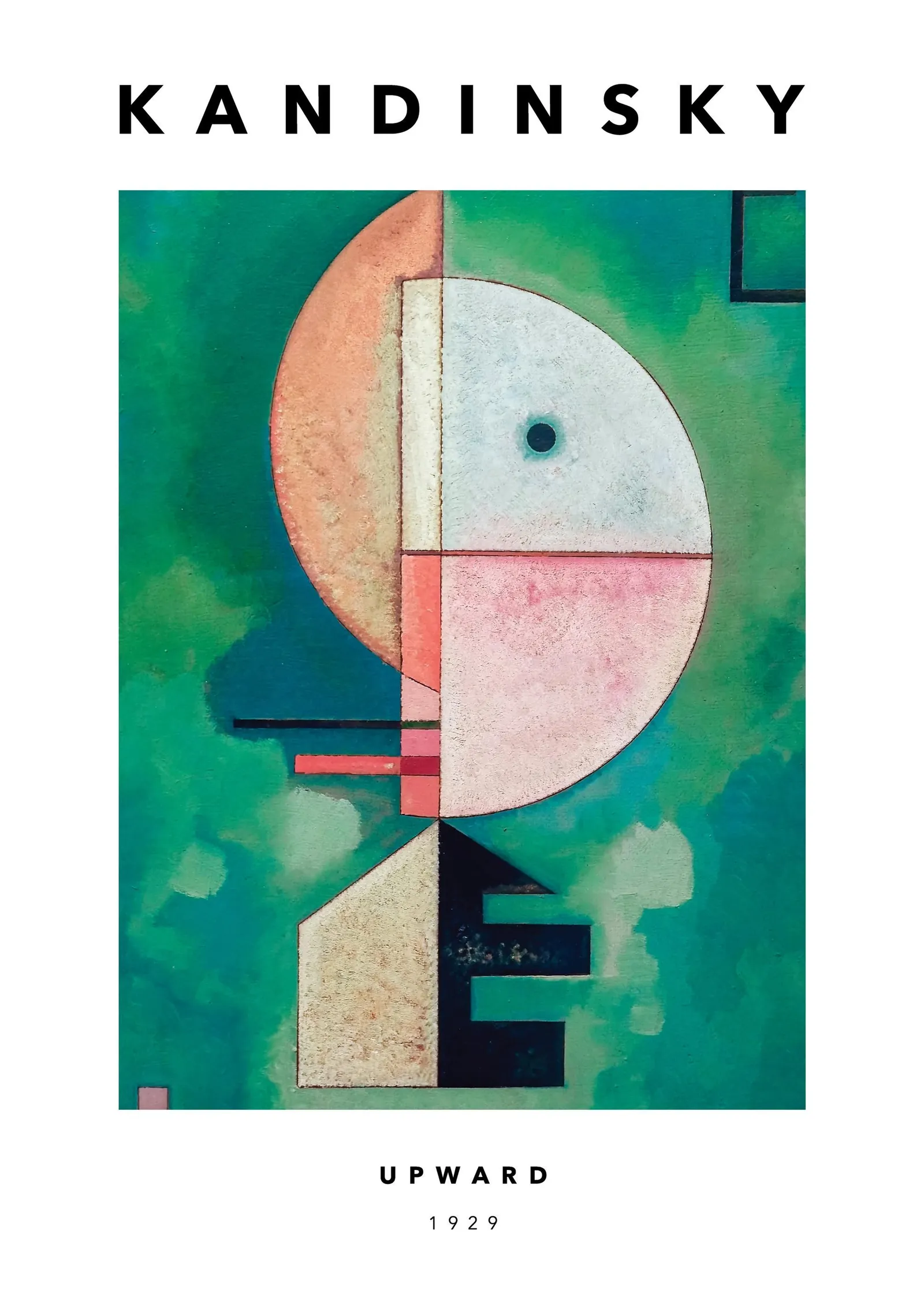 Kandinsky: Upward metal tablo