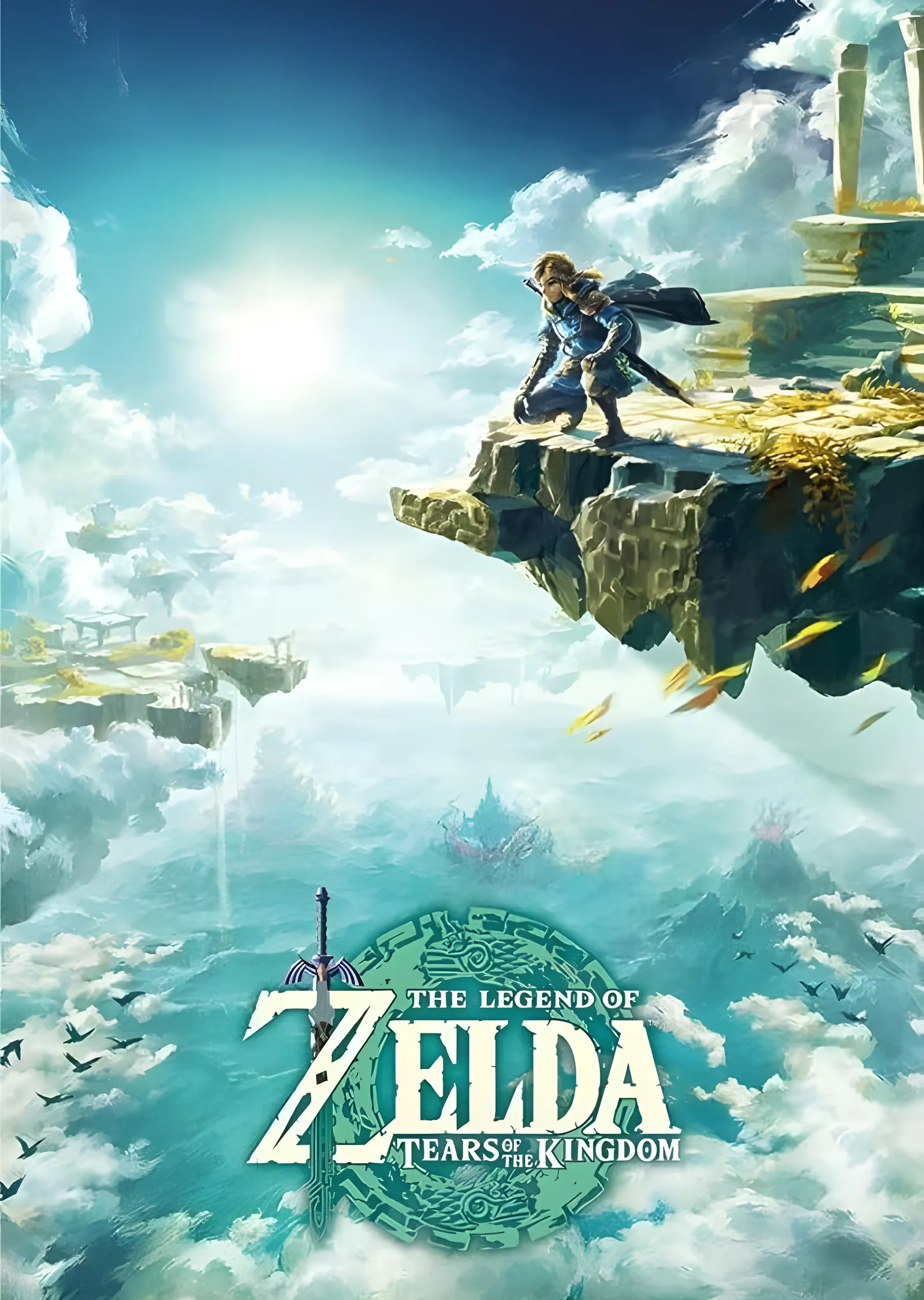 The Legend of Zelda: Tears of the Kingdom metal tablo