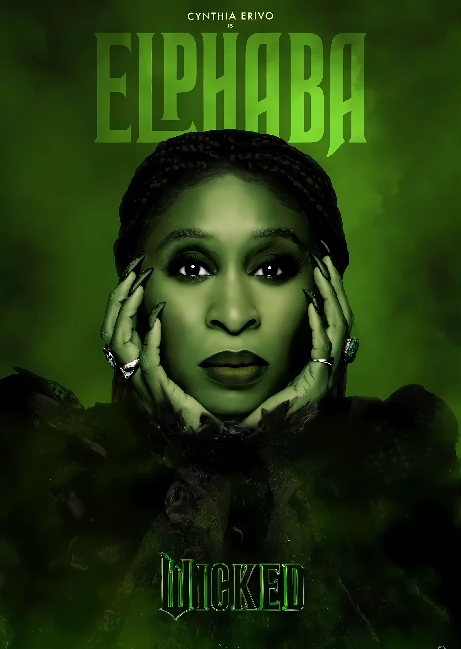 Wicked - Elphaba metal tablo