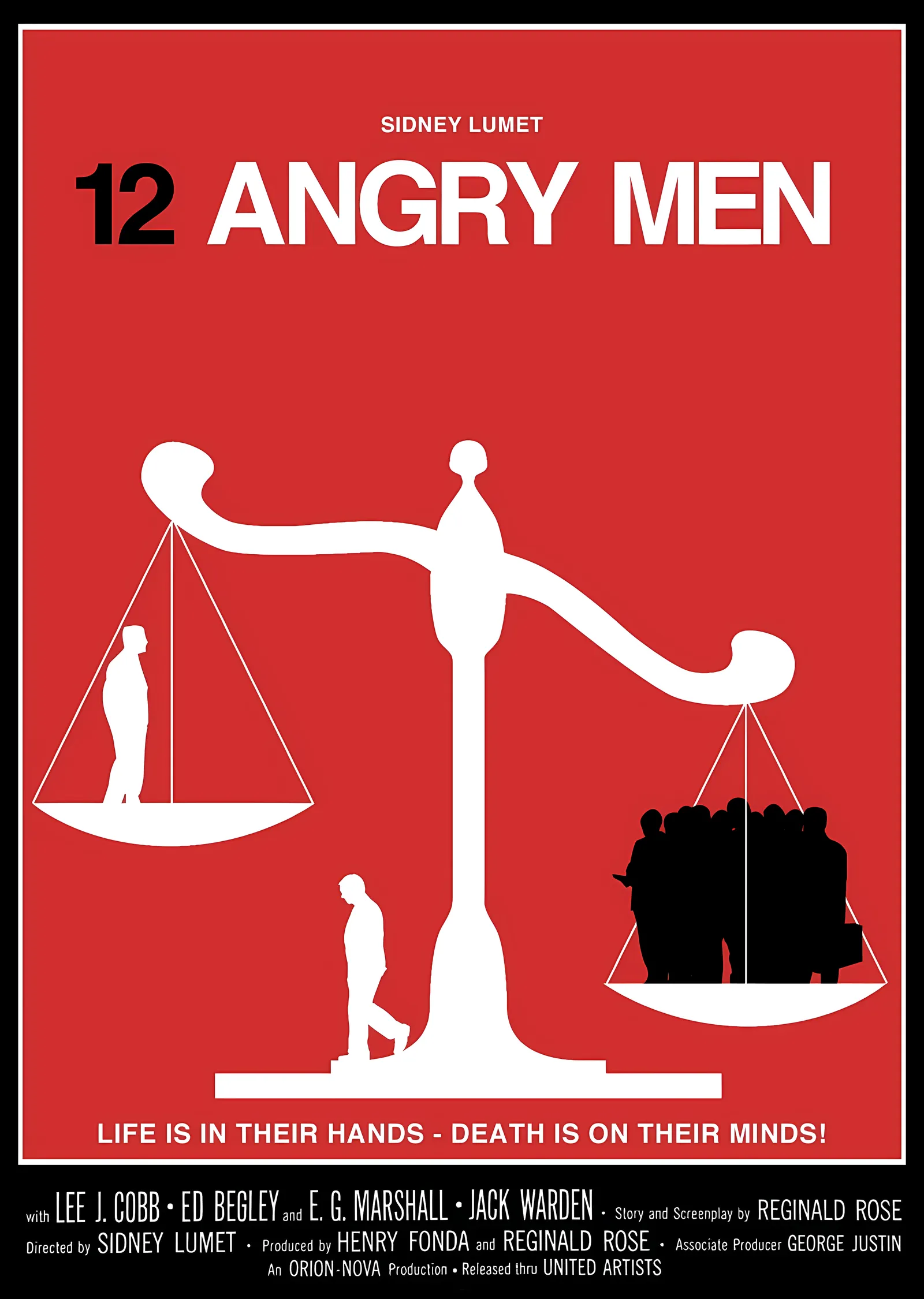 12 Angry Men: Adaletin Karanlık Yüzü metal tablo