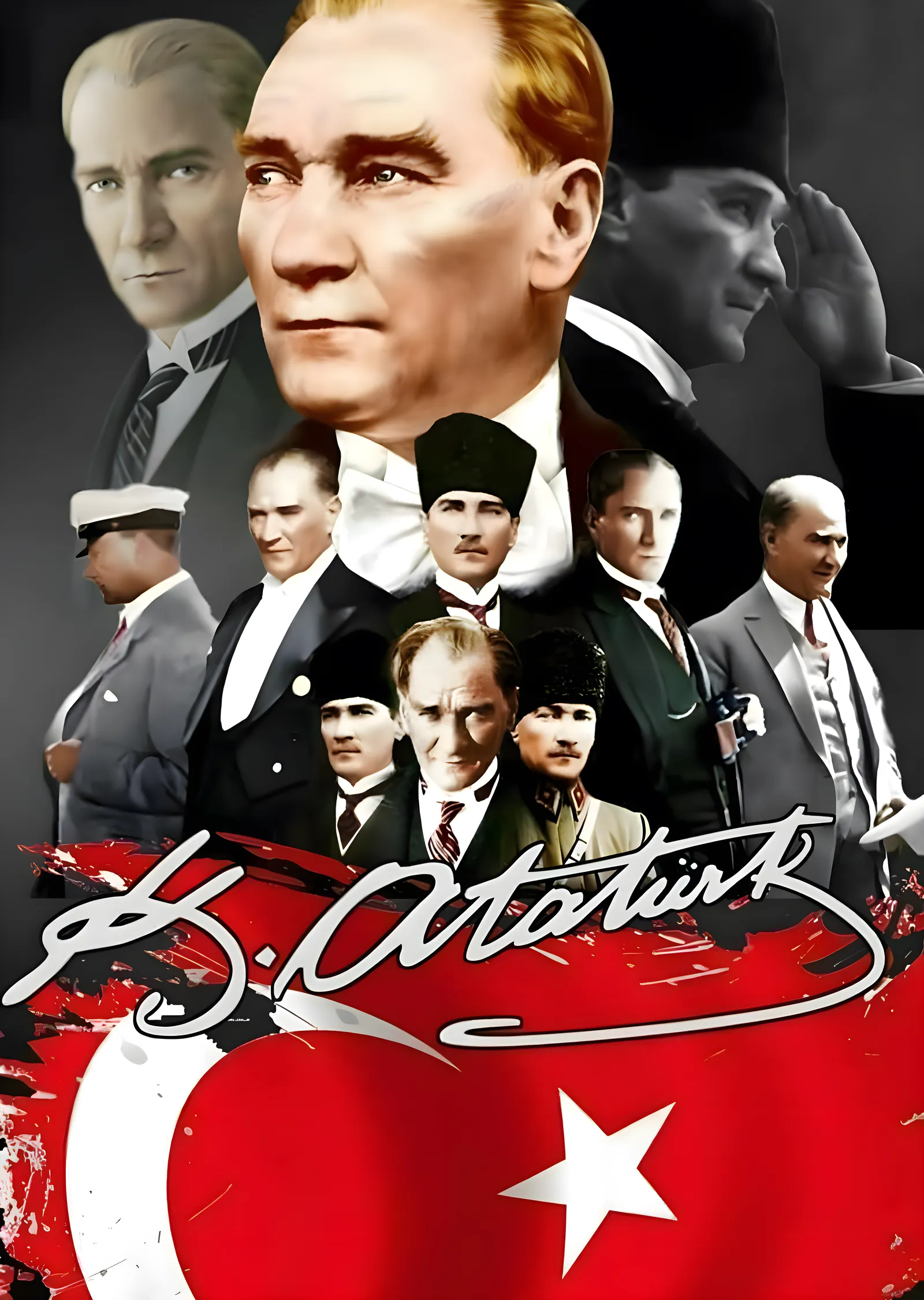 Mustafa Kemal Atatürk: Cumhuriyetçi İkon metal tablo