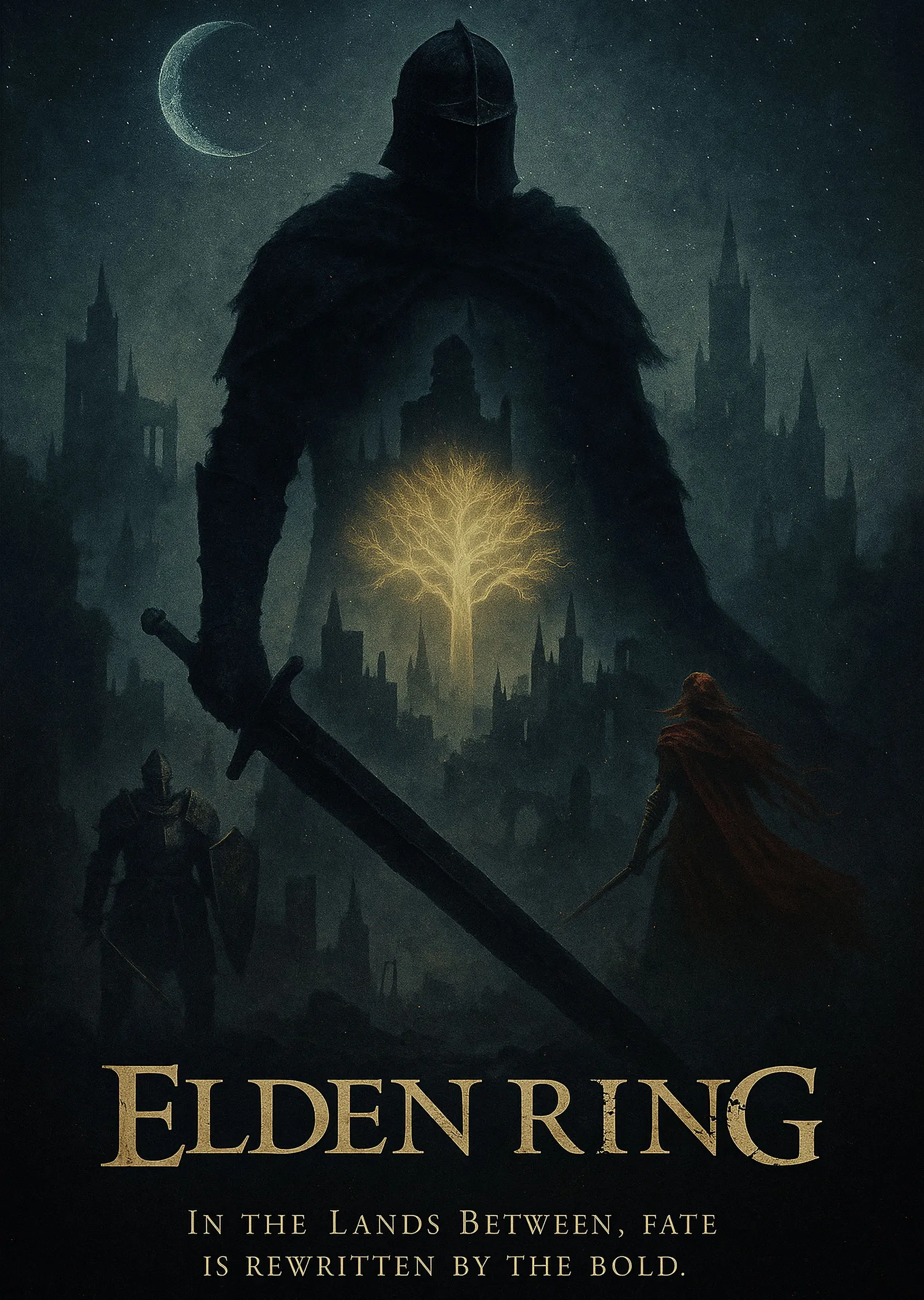 Elden Ring: Kaderin Yeniden Yazıldığı Topraklar metal tablo