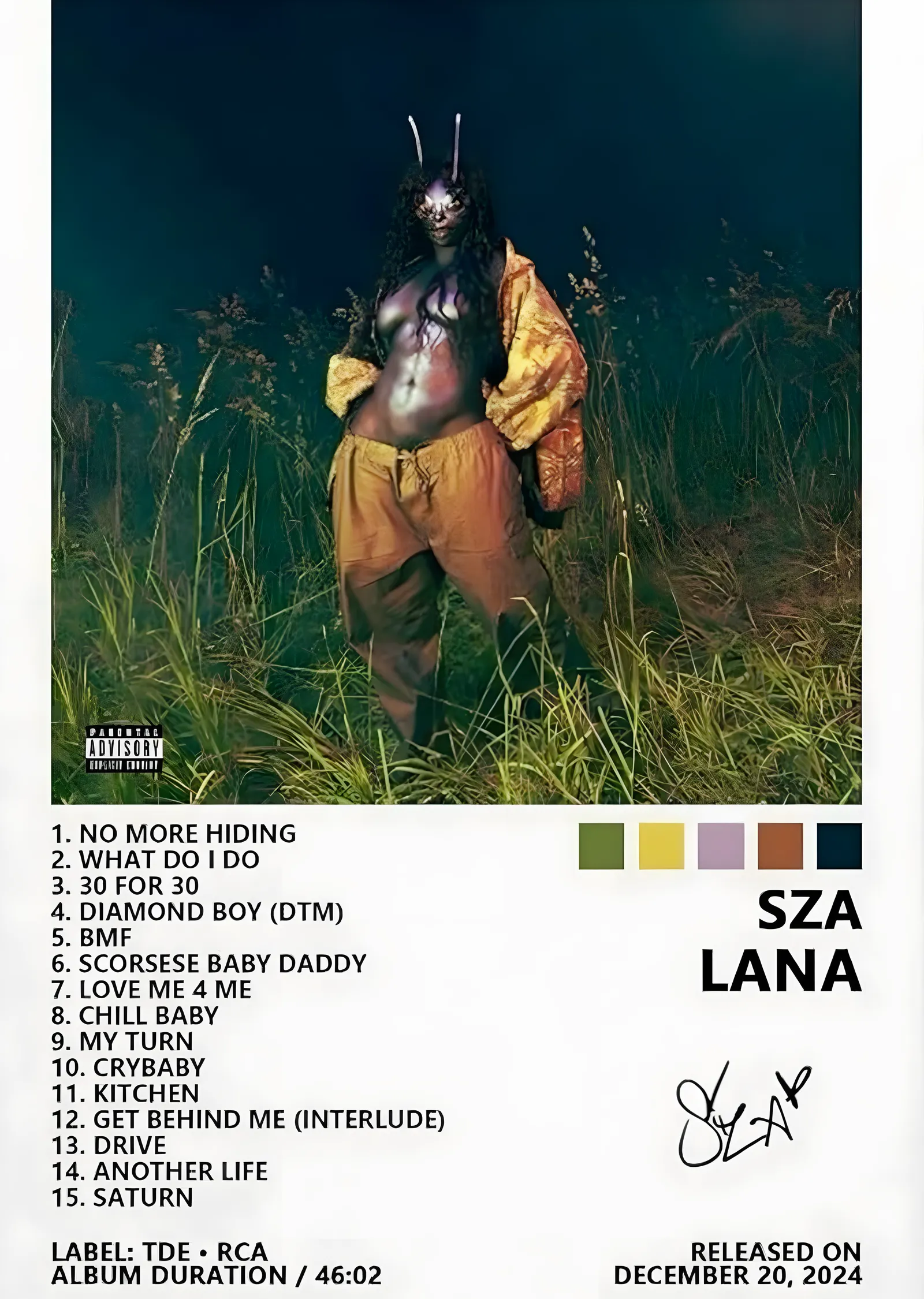 SZA: Lana metal tablo