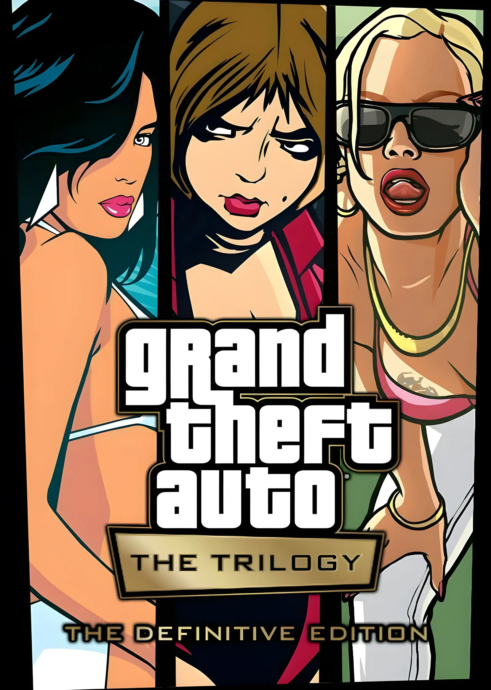 Grand Theft Auto: The Trilogy - Definitive Edition metal tablo