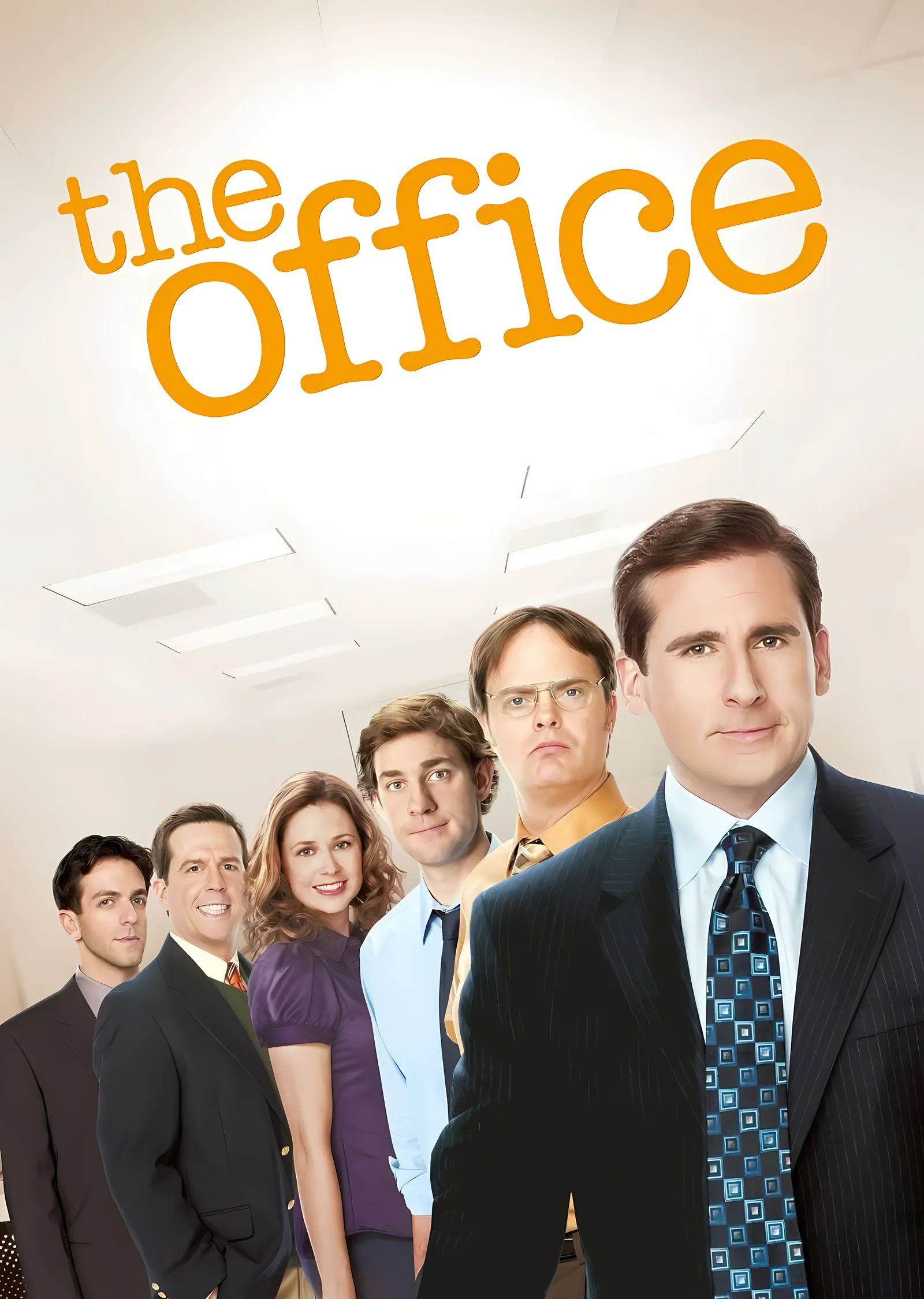 The Office - Turuncu Logo metal tablo