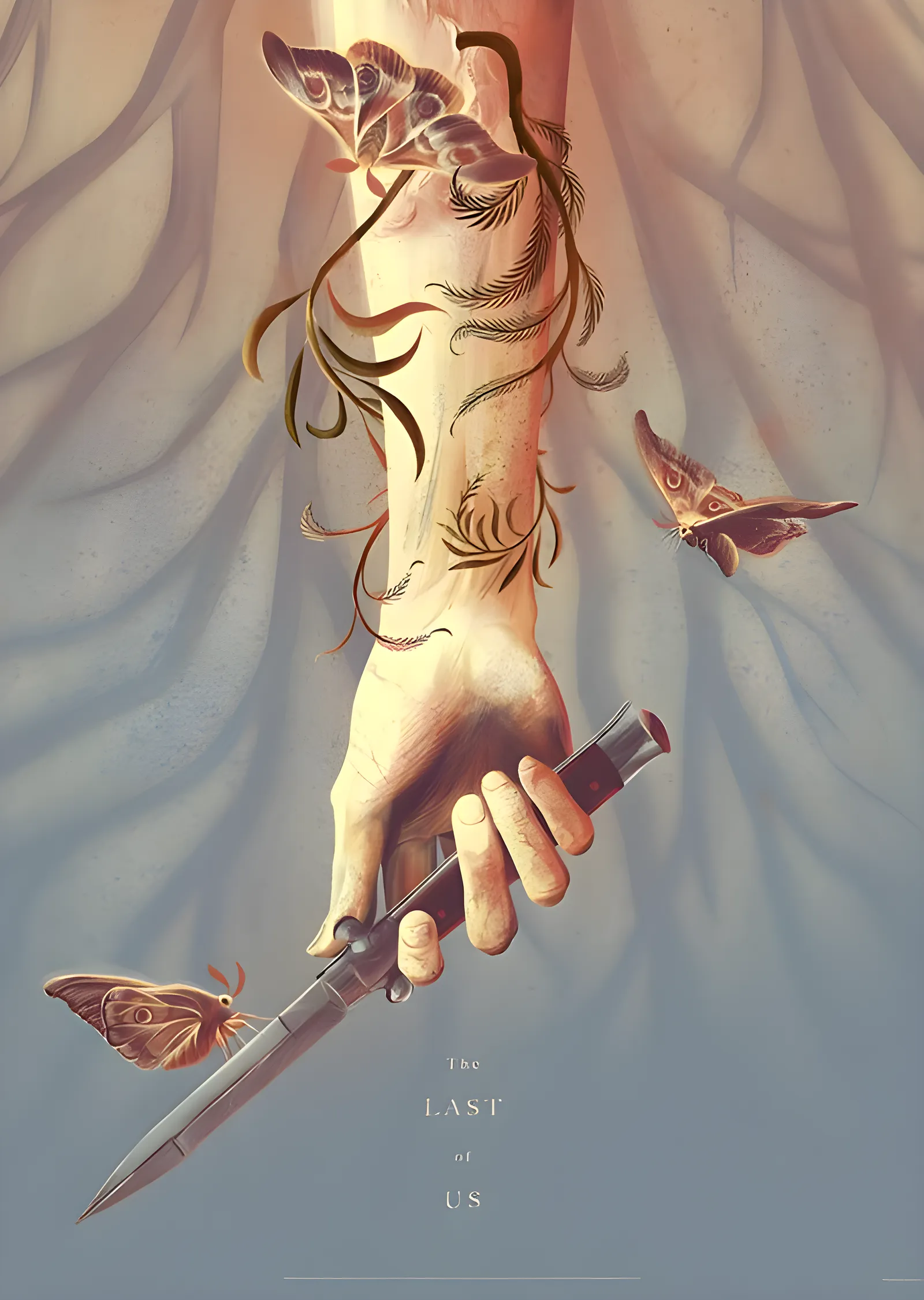 The Last of Us: Bıçak ve Güve metal tablo