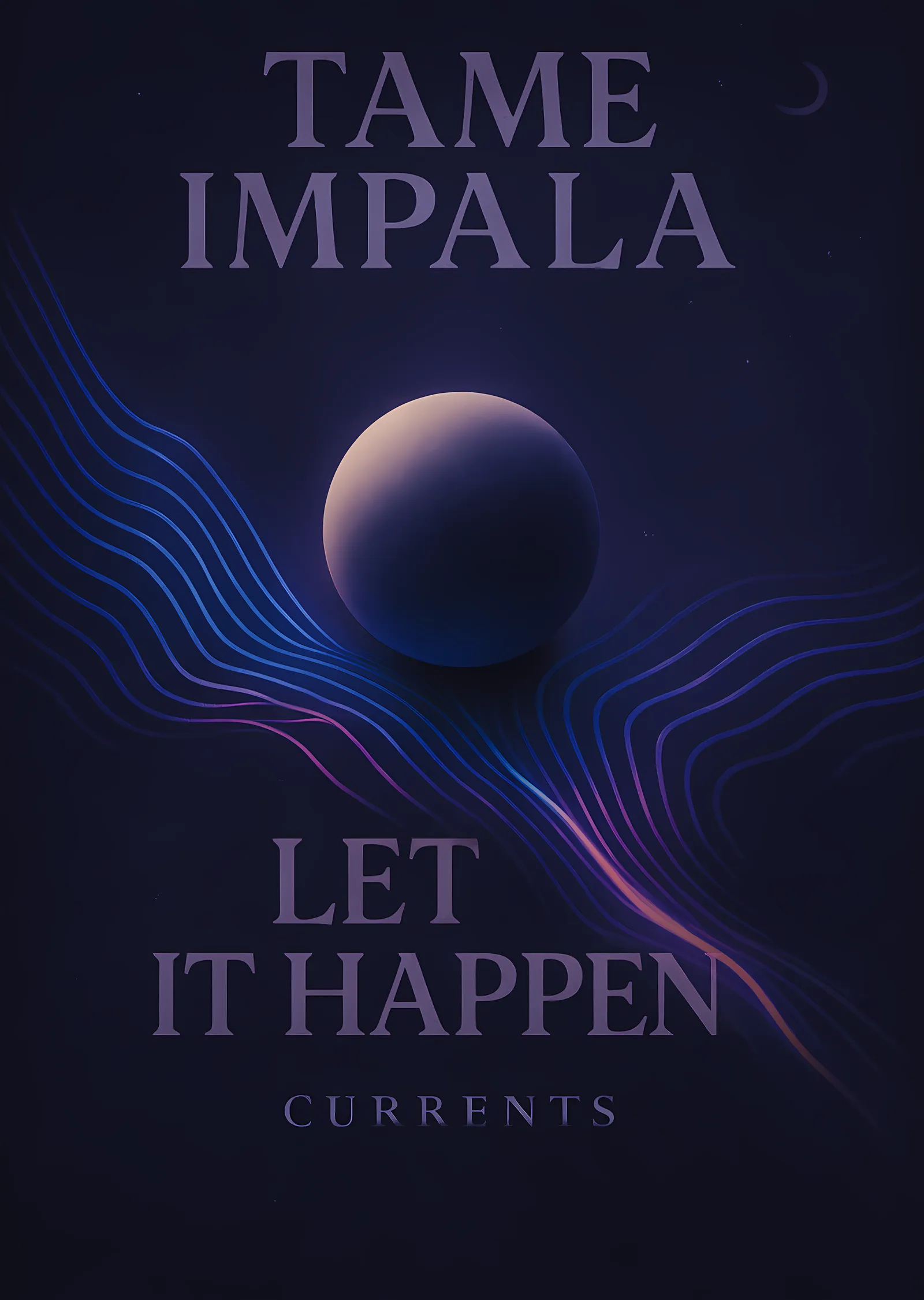 Tame Impala - Let It Happen metal tablo
