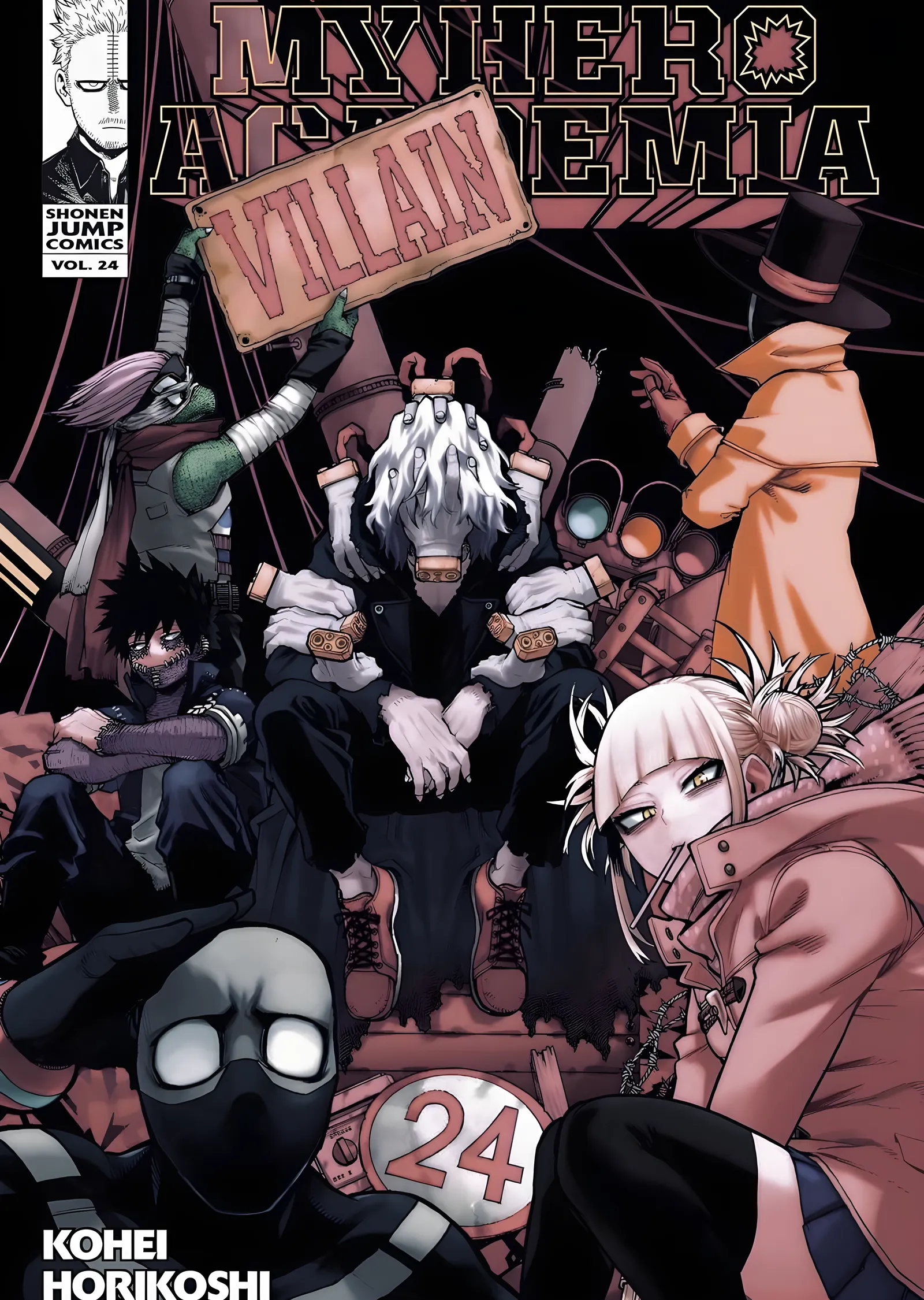 My Hero Academia: Kötüler Cilt 24 metal tablo
