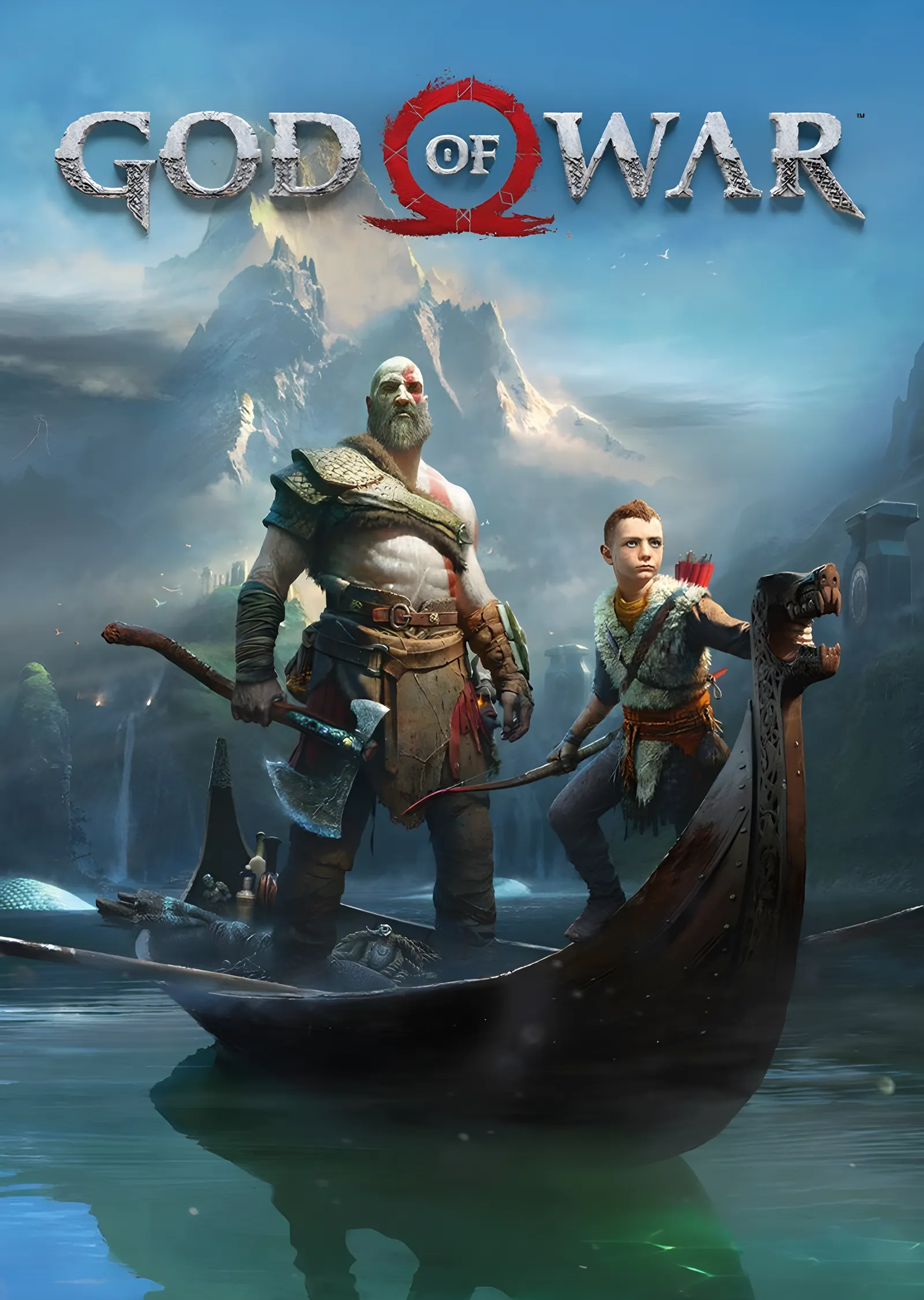 God of War: Kayıkta metal tablo
