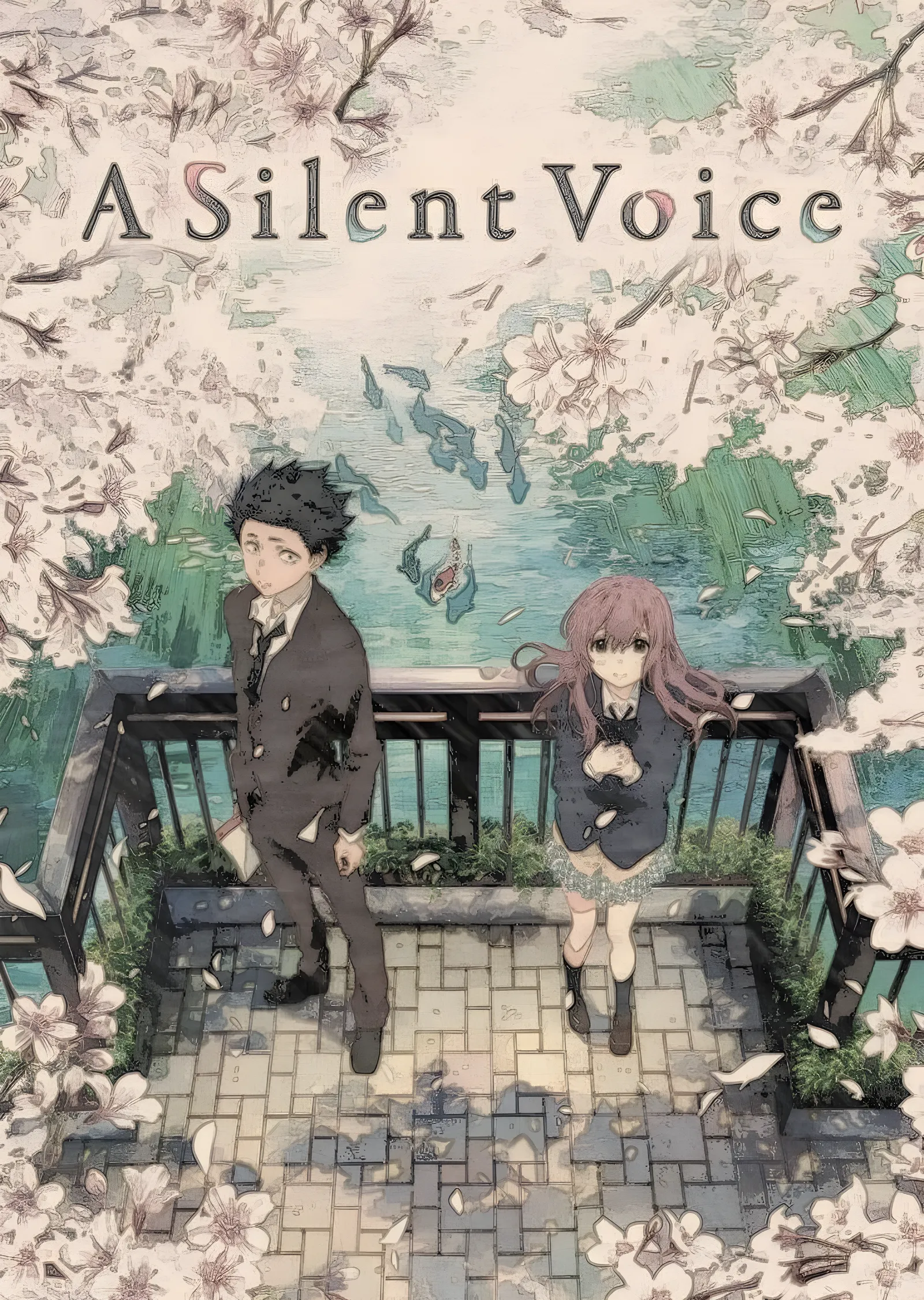 A Silent Voice metal tablo