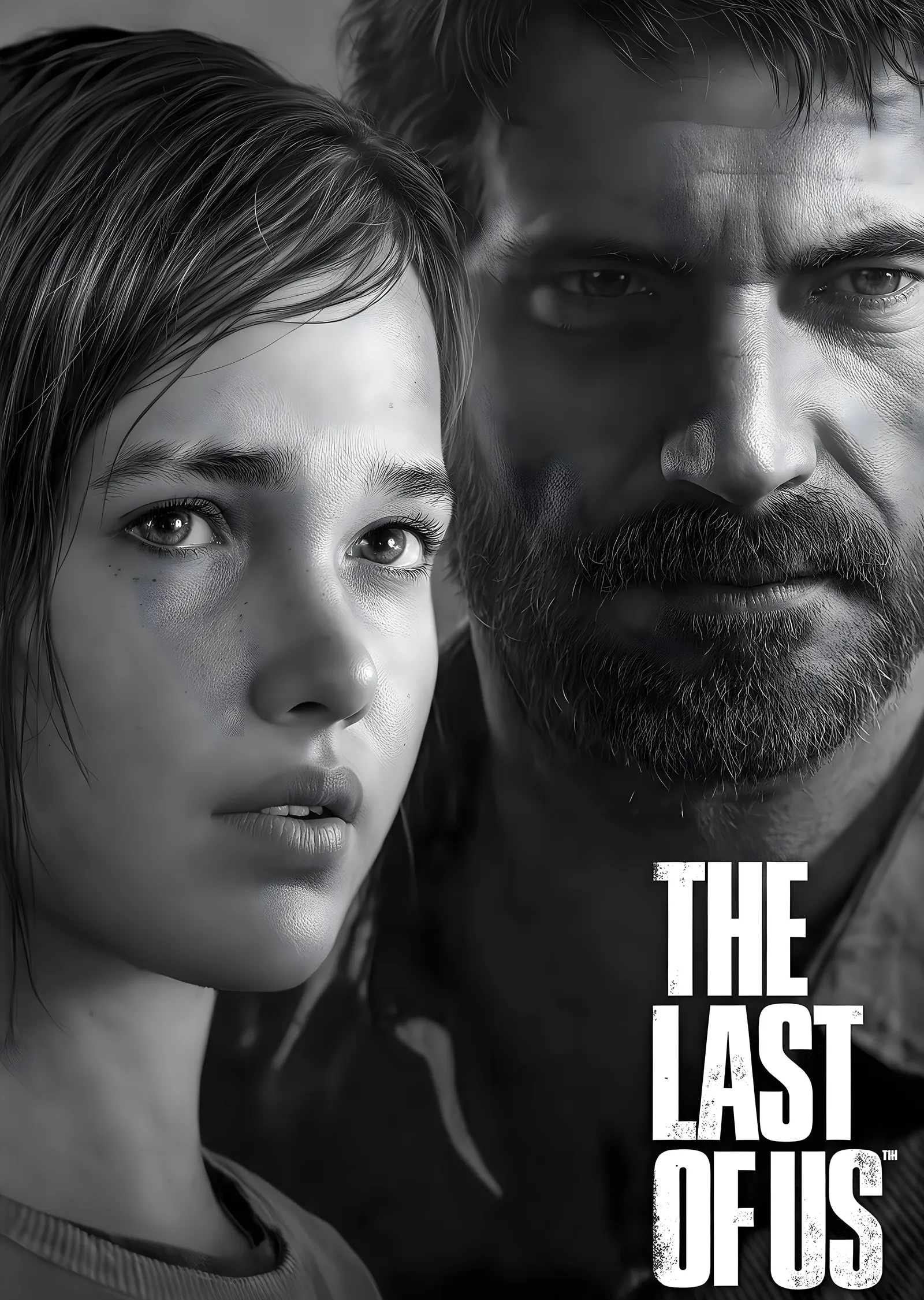 The Last of Us: İkili Portre metal tablo