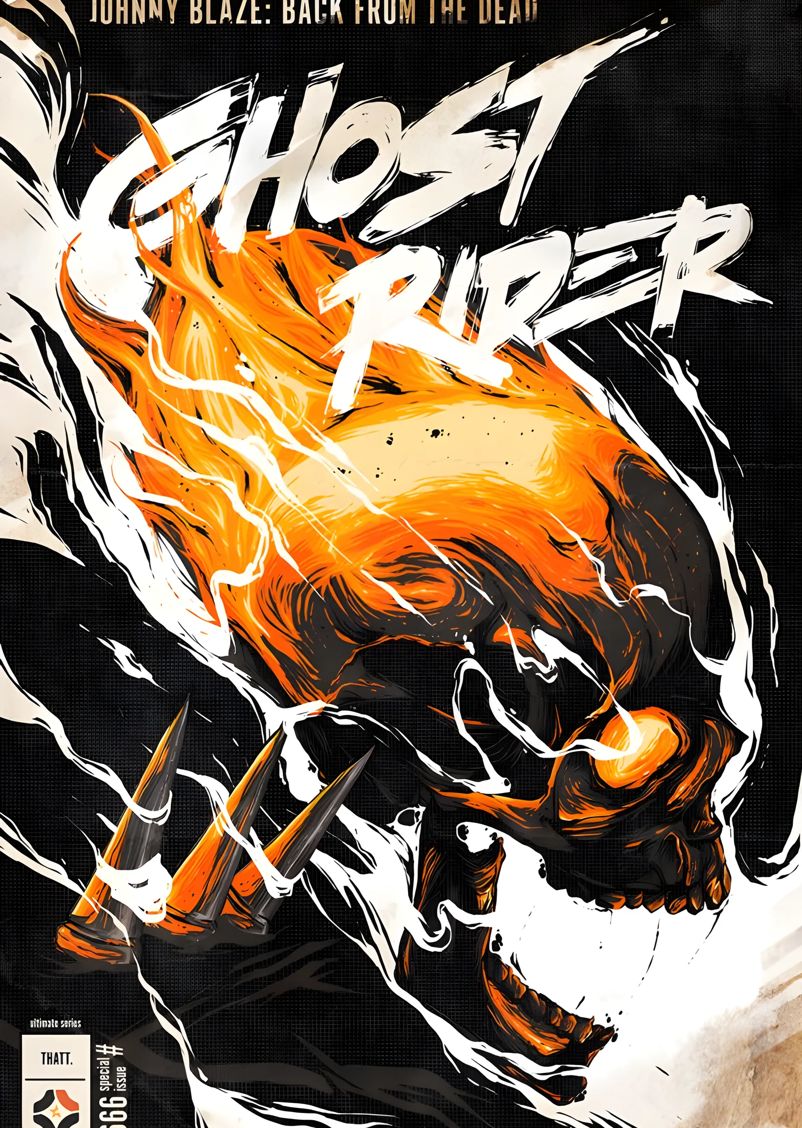 Ghost Rider metal tablo