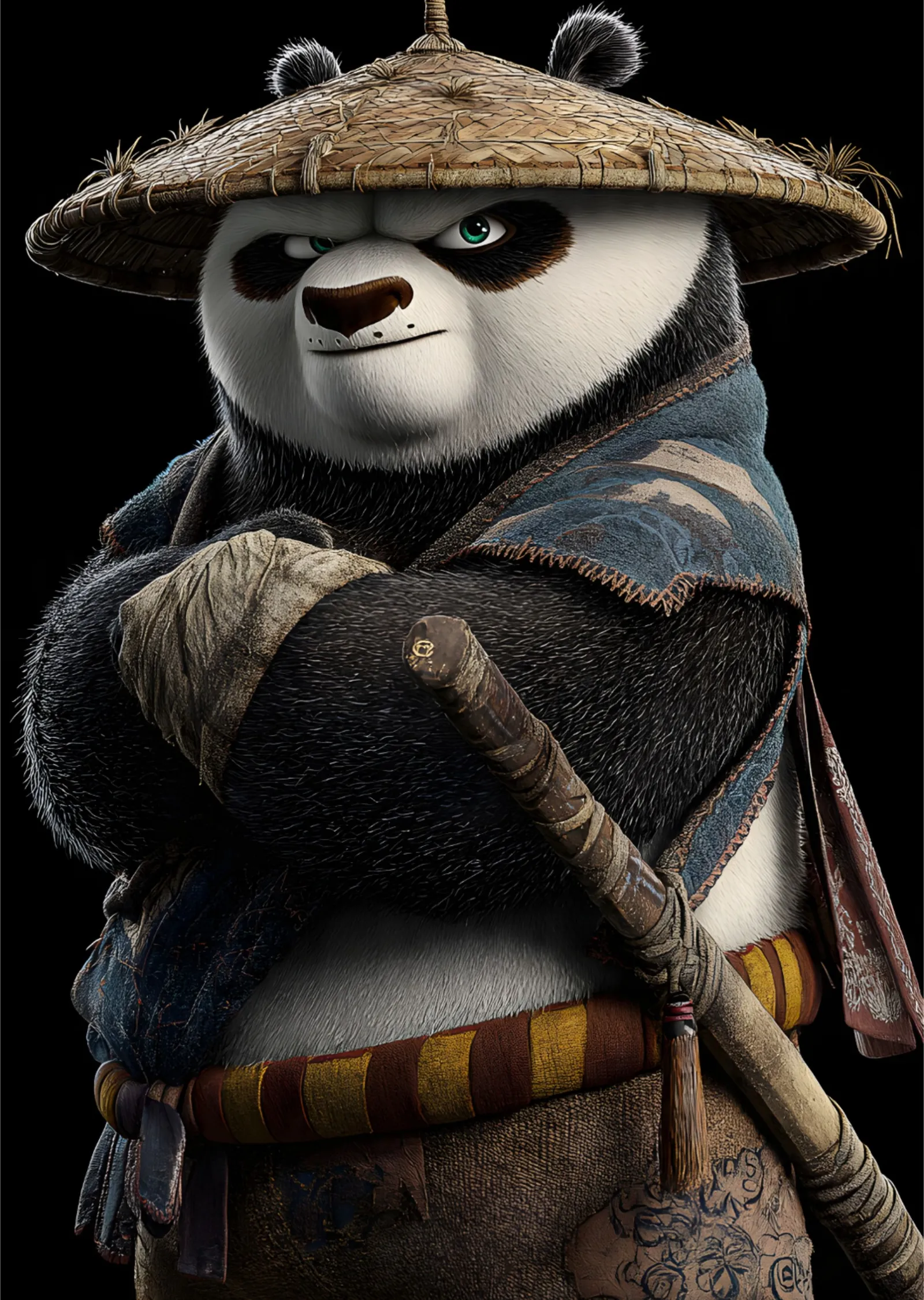 Kung Fu Panda: Yolcu Po metal tablo