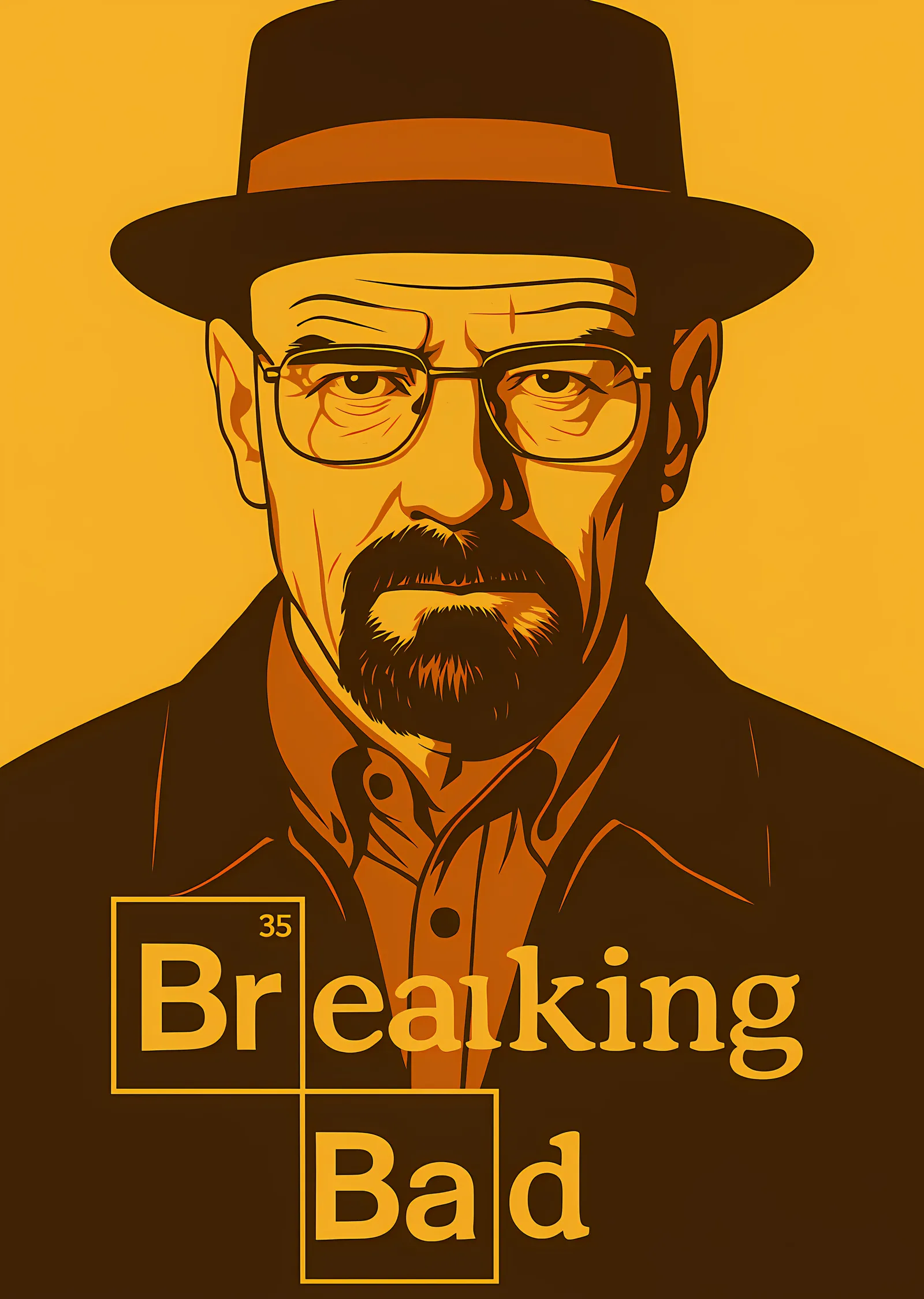 Breaking Bad: Heisenberg metal tablo