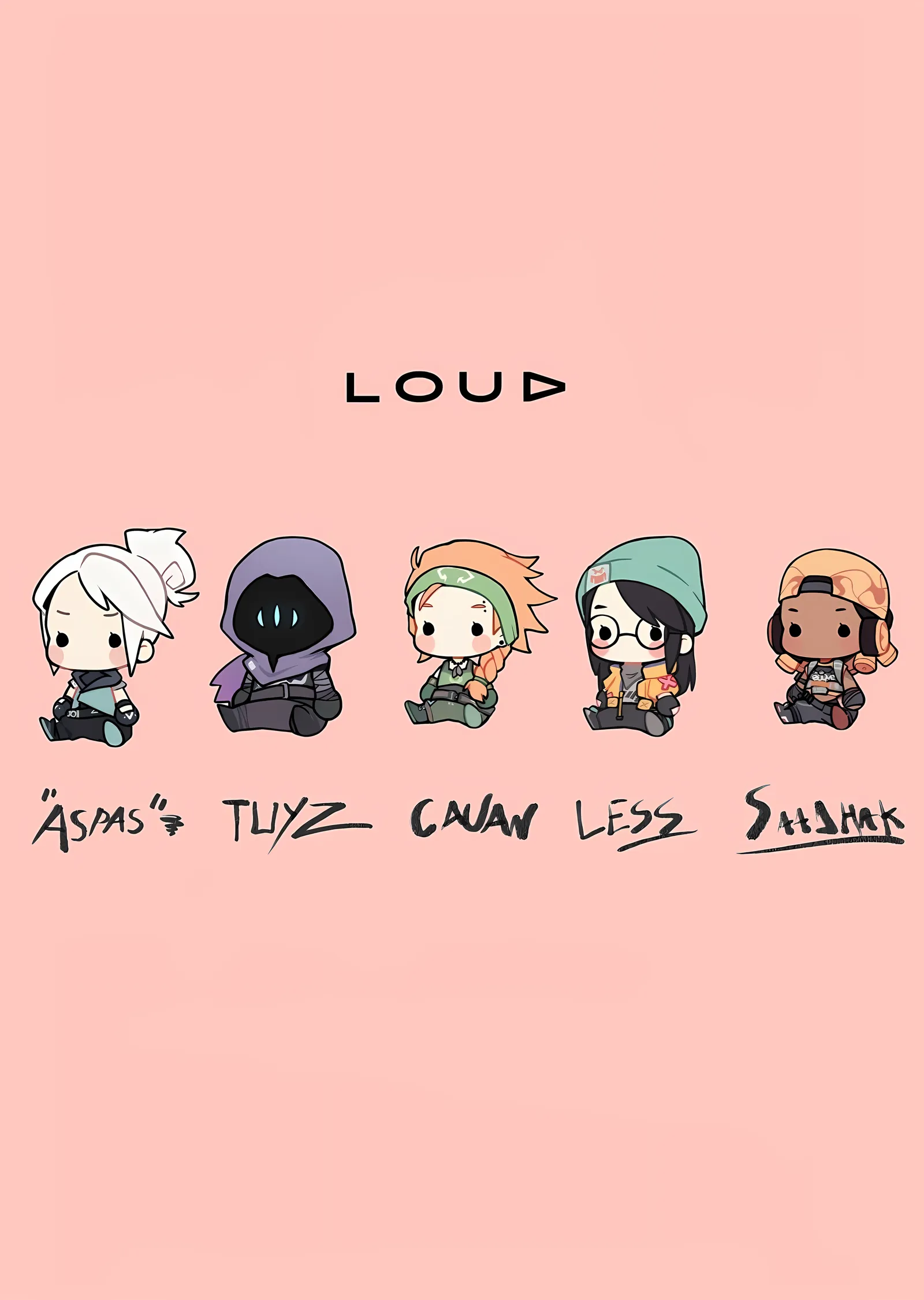 LOUD - Espor Kadrosu metal tablo