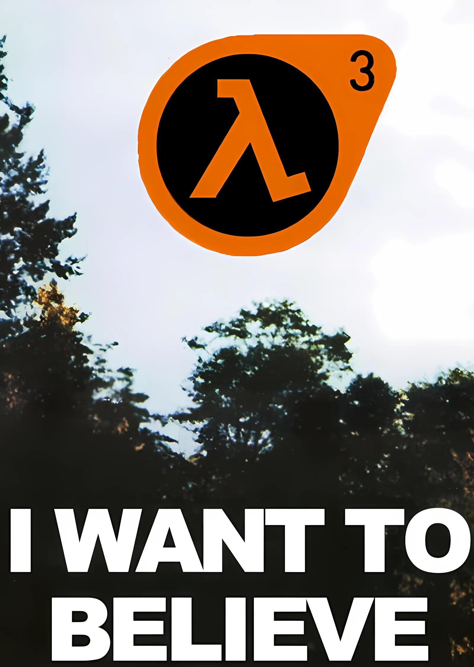 I Want to Believe: Lambda Ormanı metal tablo