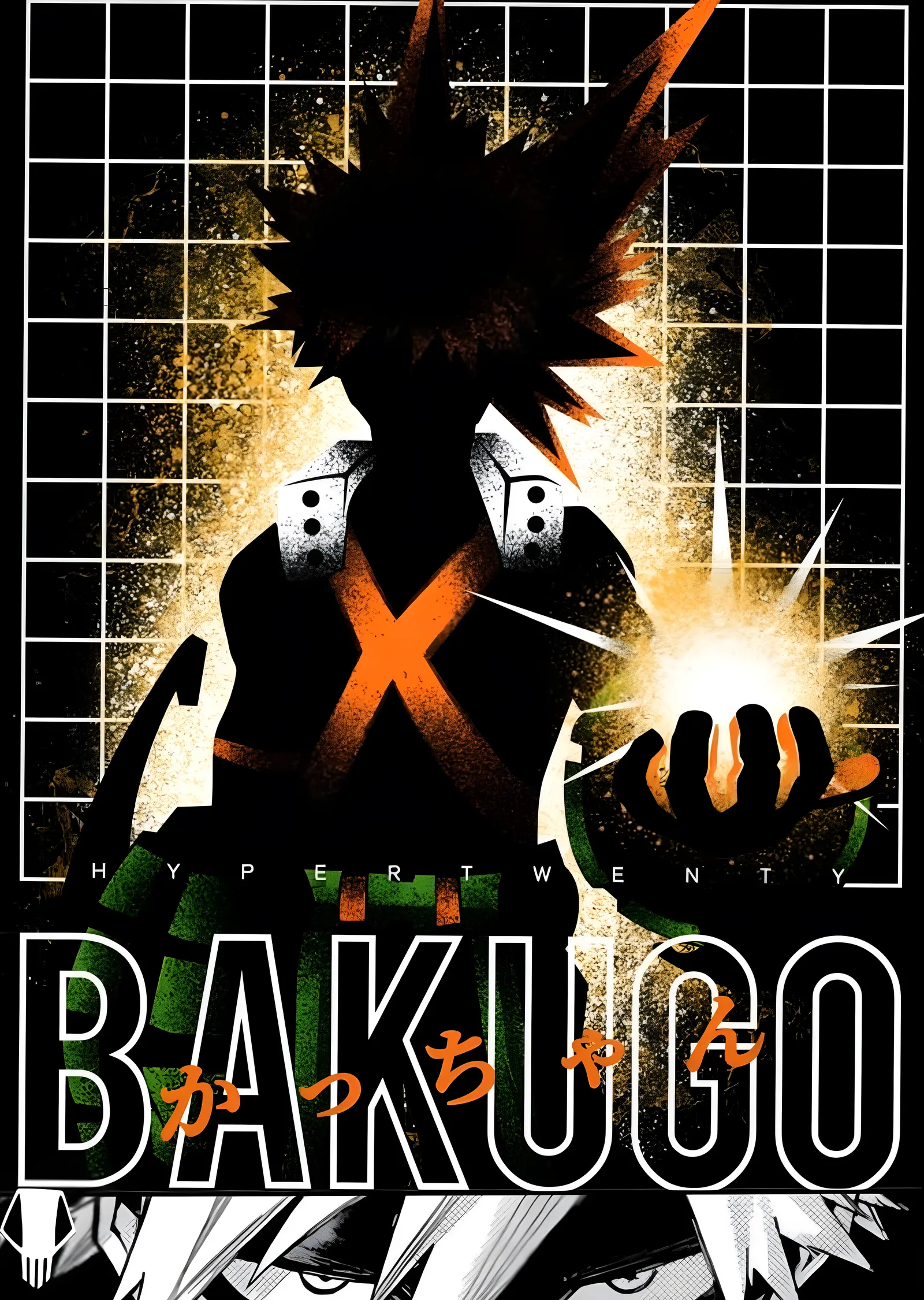 My Hero Academia: Katsuki Bakugo metal tablo