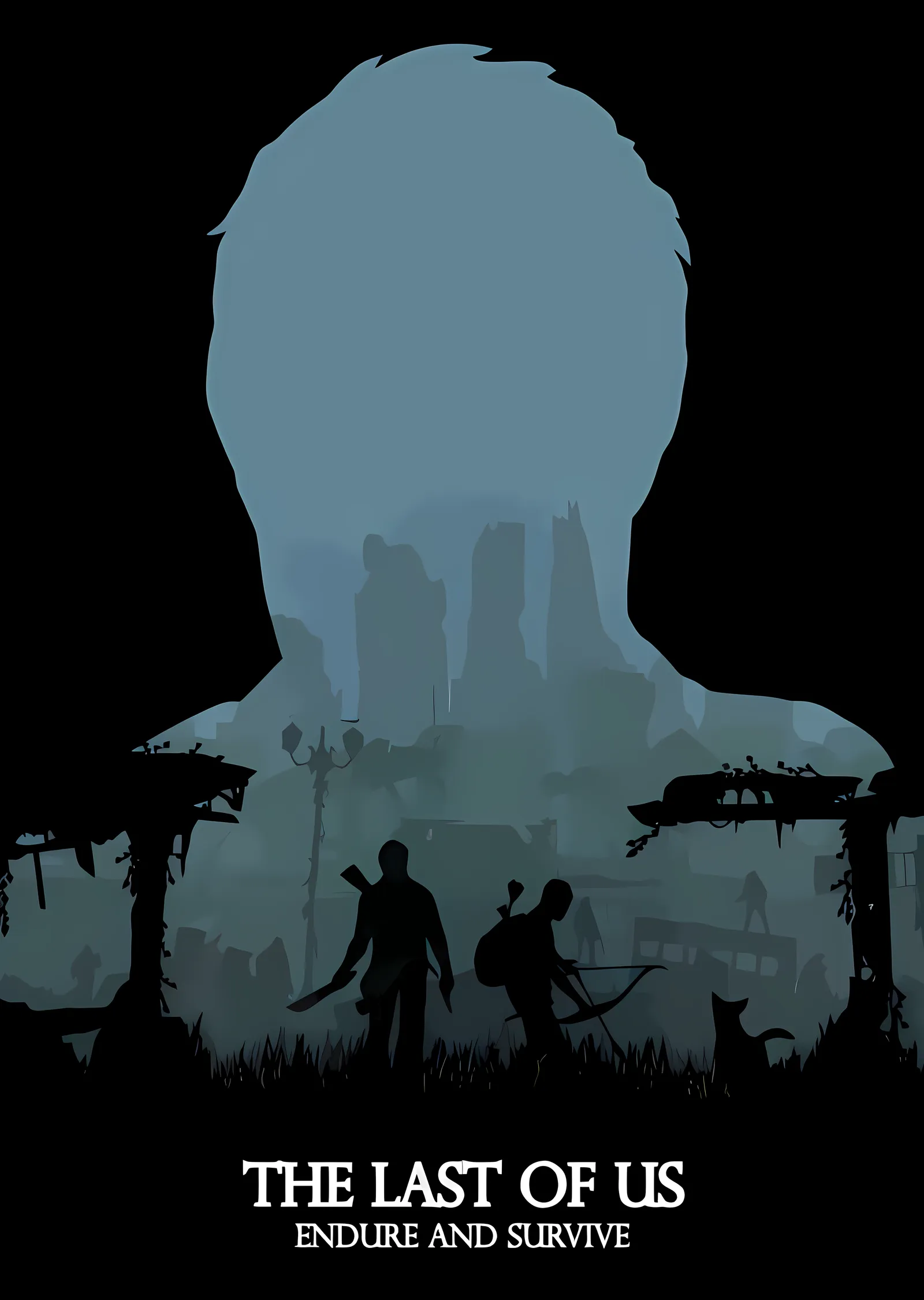 The Last of Us: Endure and Survive metal tablo