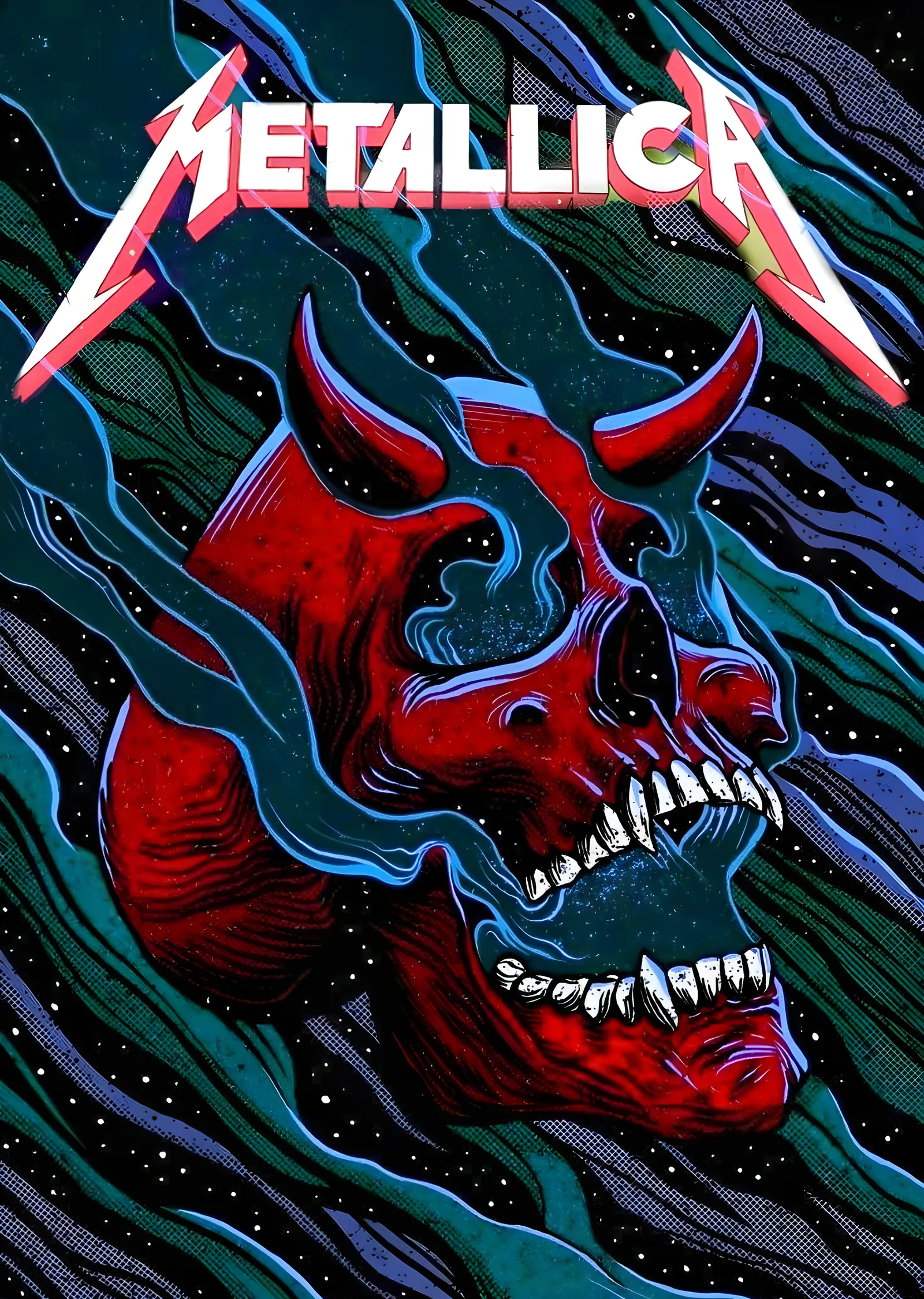 Metallica · Kızıl İblis metal tablo