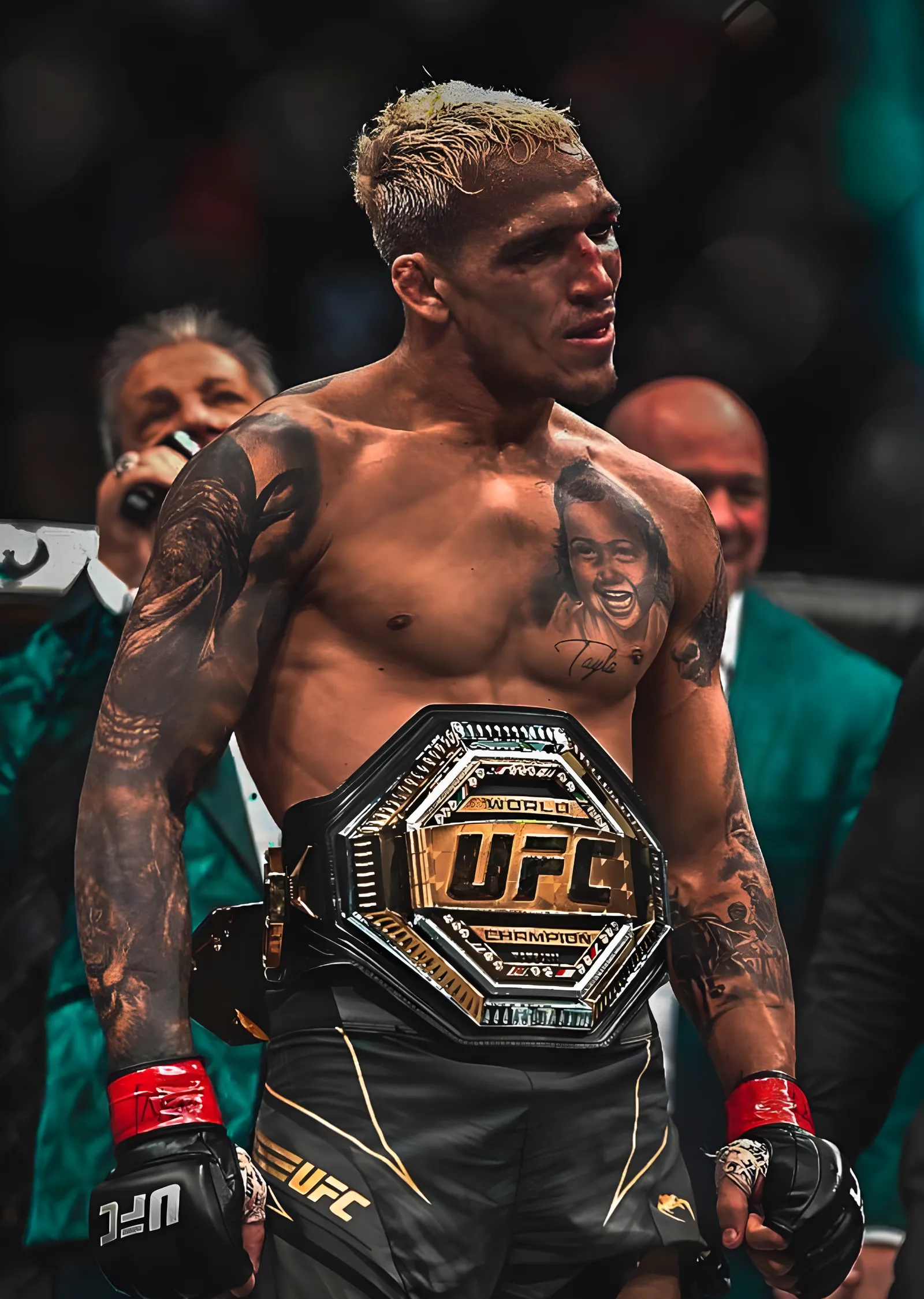 Charles Oliveira Kemer Anı metal tablo